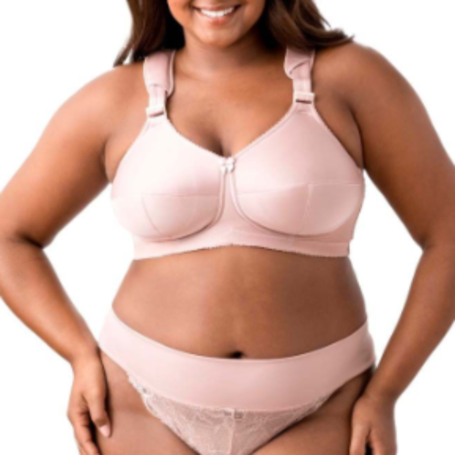 Full Coverage Wireless Soft Cup Bra 1505 - Dusty Rose