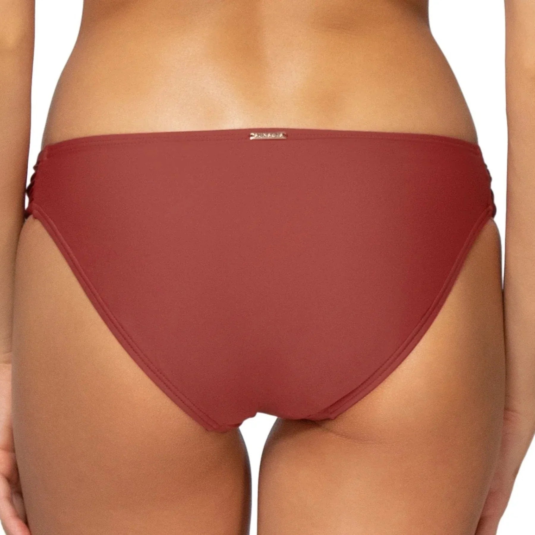 Sunsets Femme Fatale Hipster Bikini Bottom 22B Tuscan Red Back