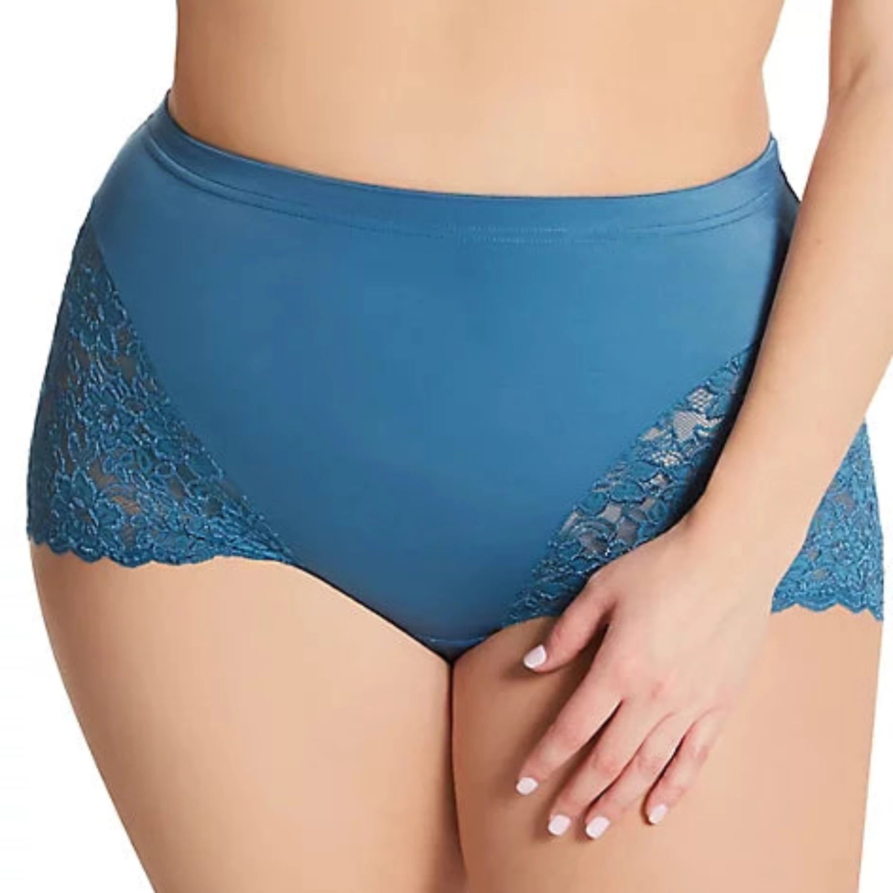 Cheeky Stretch Lace Panty 3311 - Teal