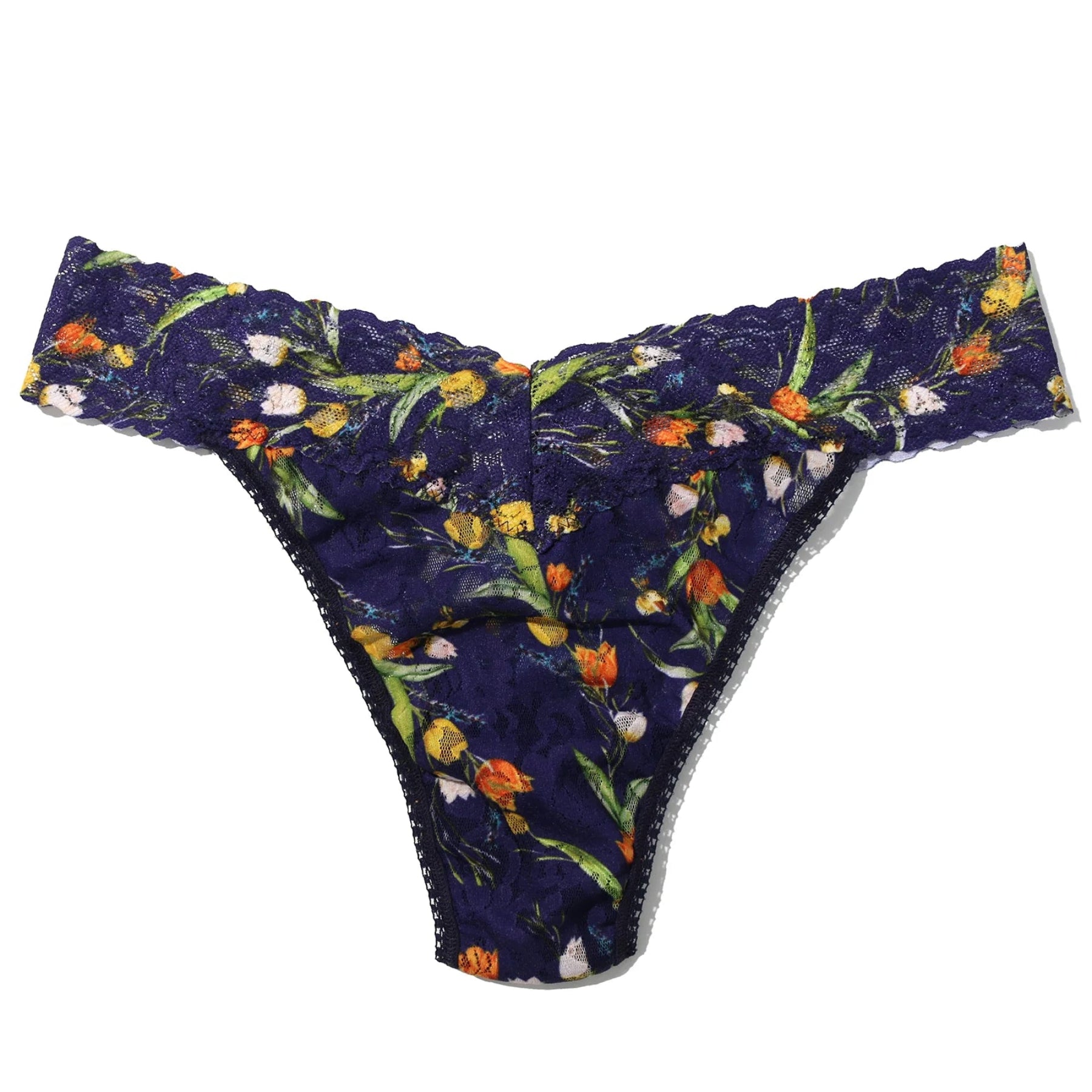 Printed Signature Lace Original Rise Thong PR4811 - Central Park (CEPN)