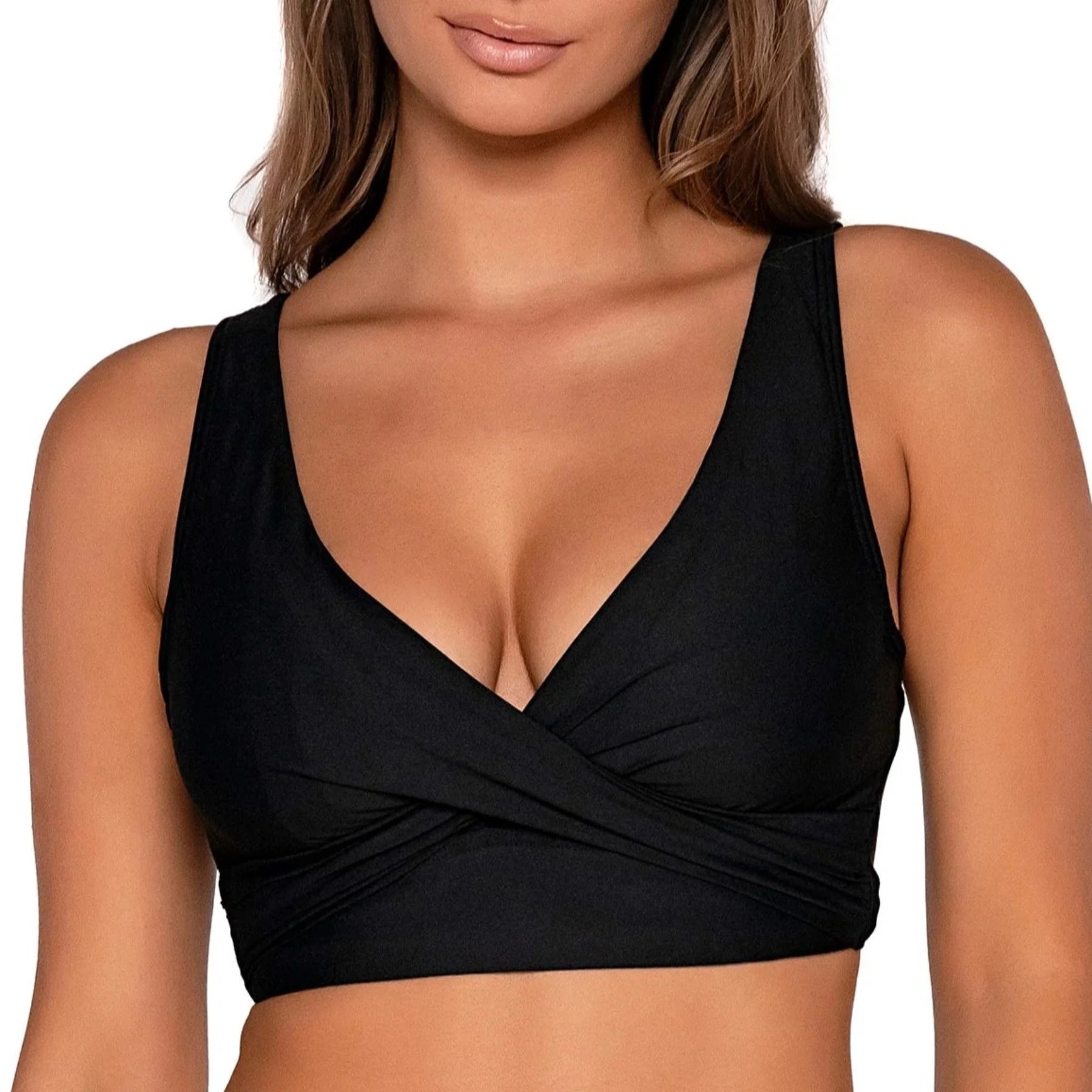 Sunsets Elsie Bikini Top 523 Black Front