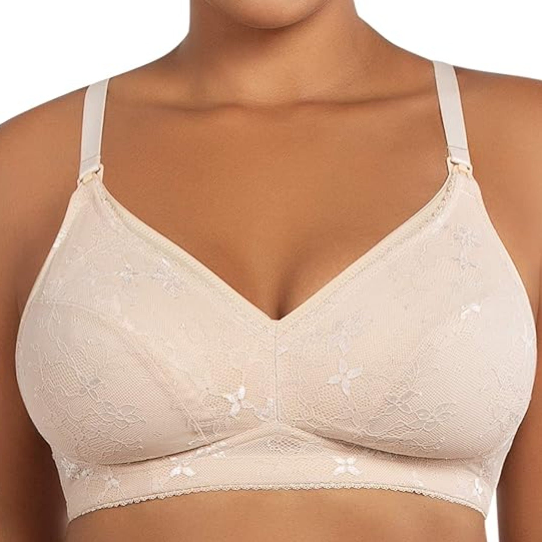 Rain Wireless Nursing Bra P5842- Porcelain