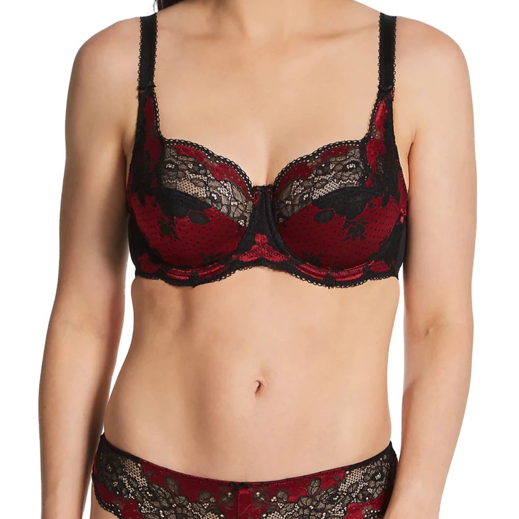 Clara Full Cup Bra 7255 - Noir Ruby