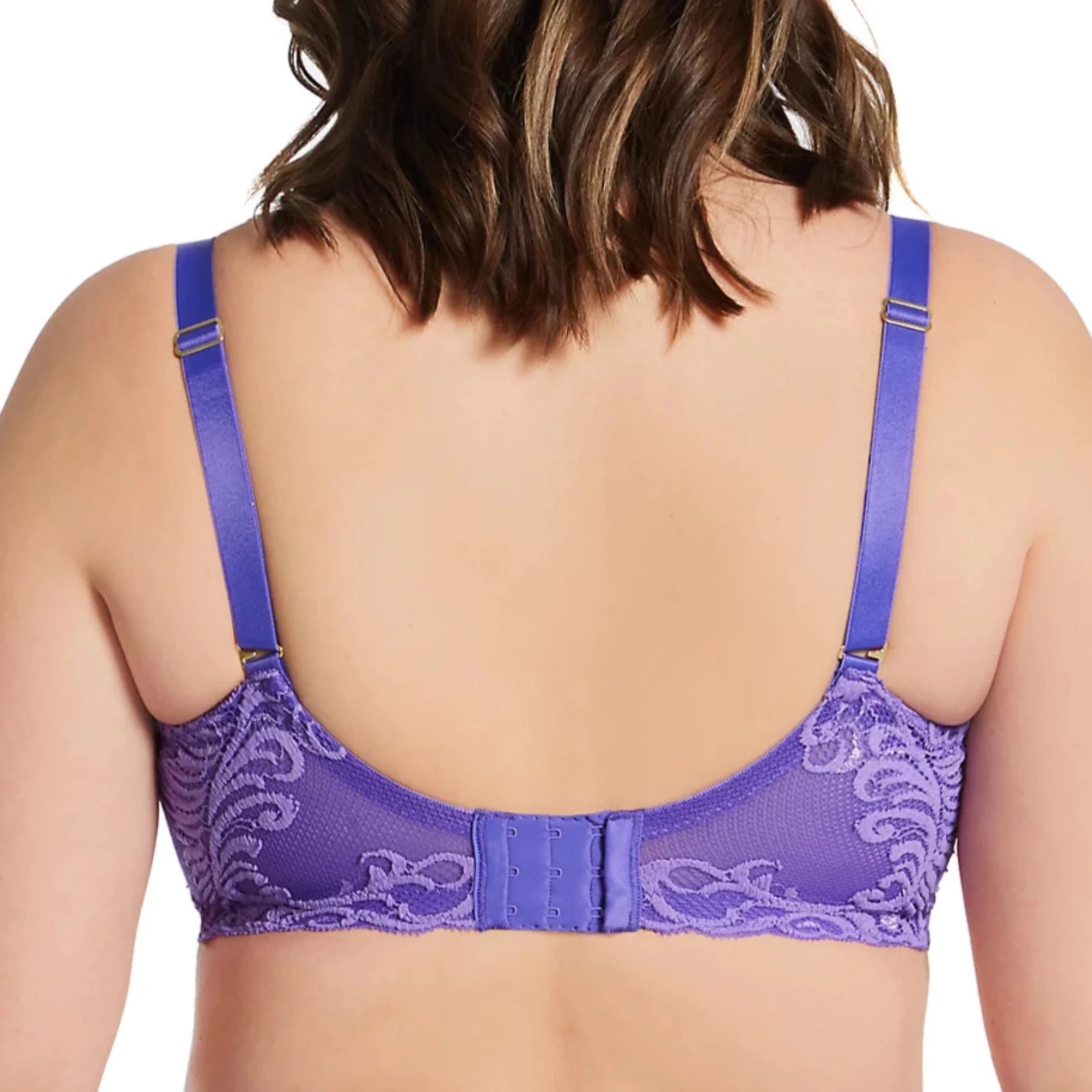 Feathers Full Figure Contour Underwire Bra 741299 - Blue Lavender