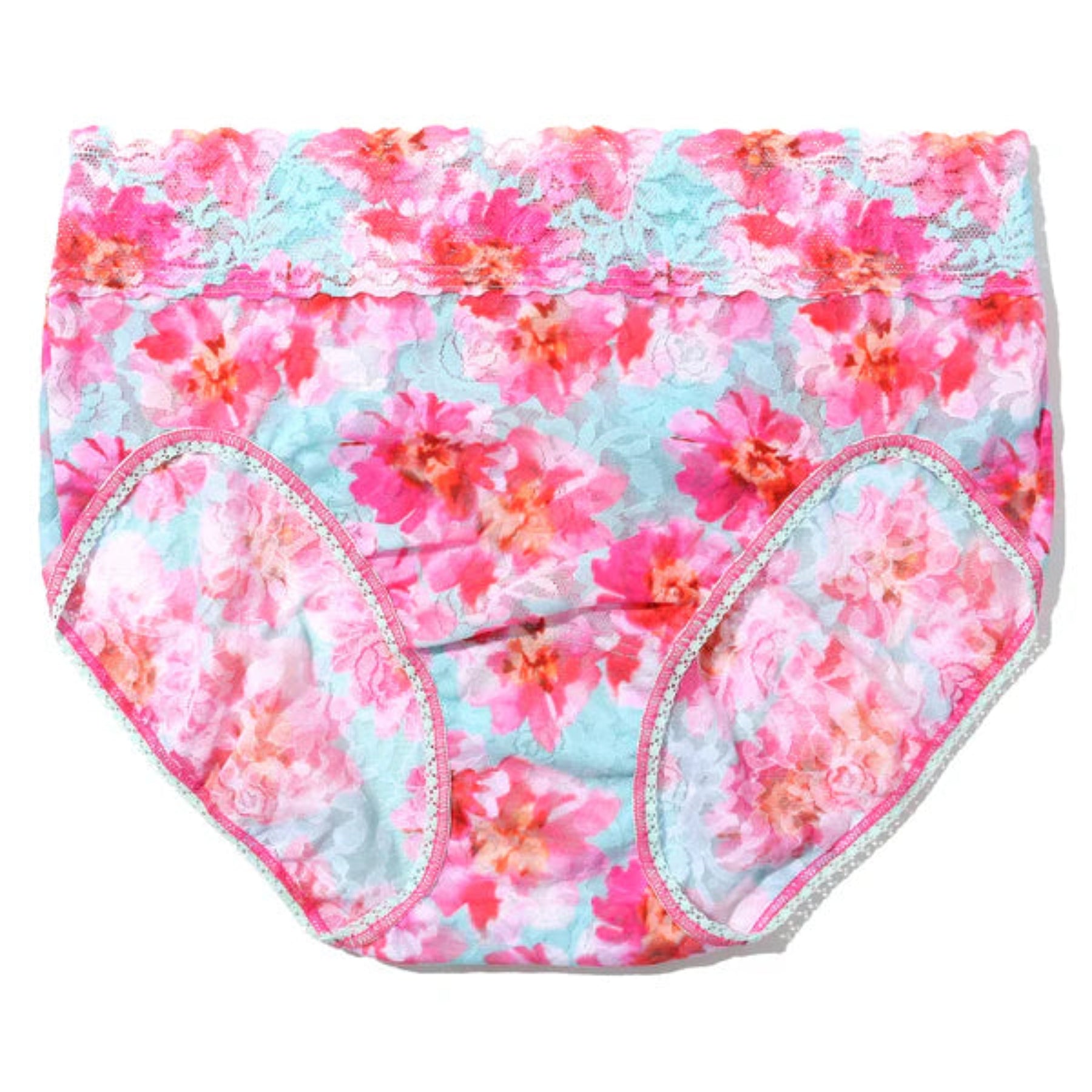 Hanky Panky Printed Signature Lace French Brief PR461 - First Bloom (FIBB)