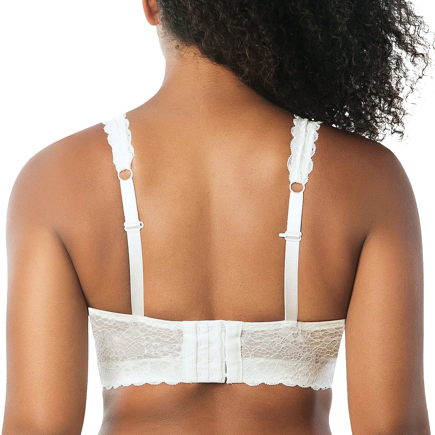 Parfait Adriana Lace Bralette P5482 Pearl White Back