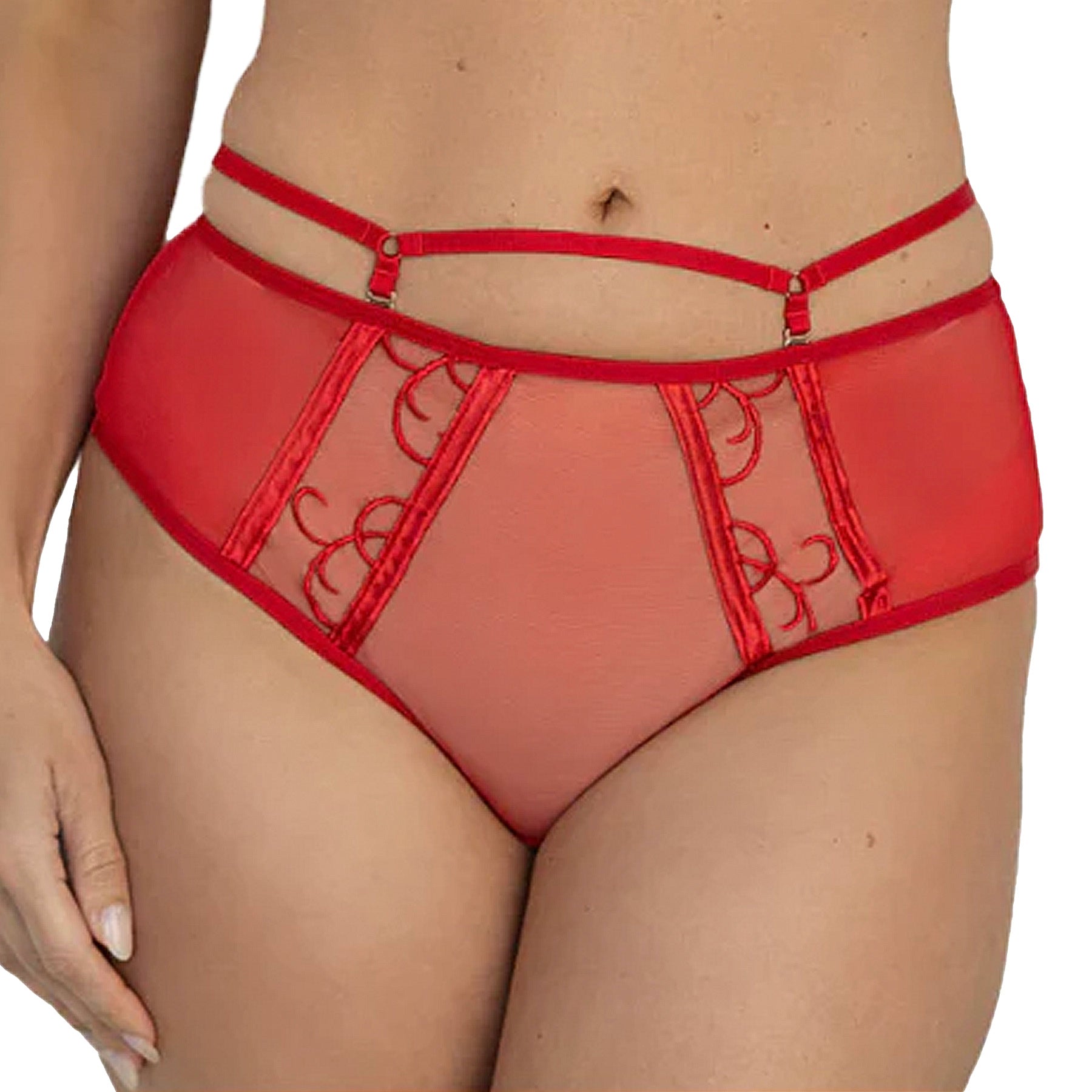 Fit Fully Yours Alexa Bikini Panty U2152 Hot Red Front