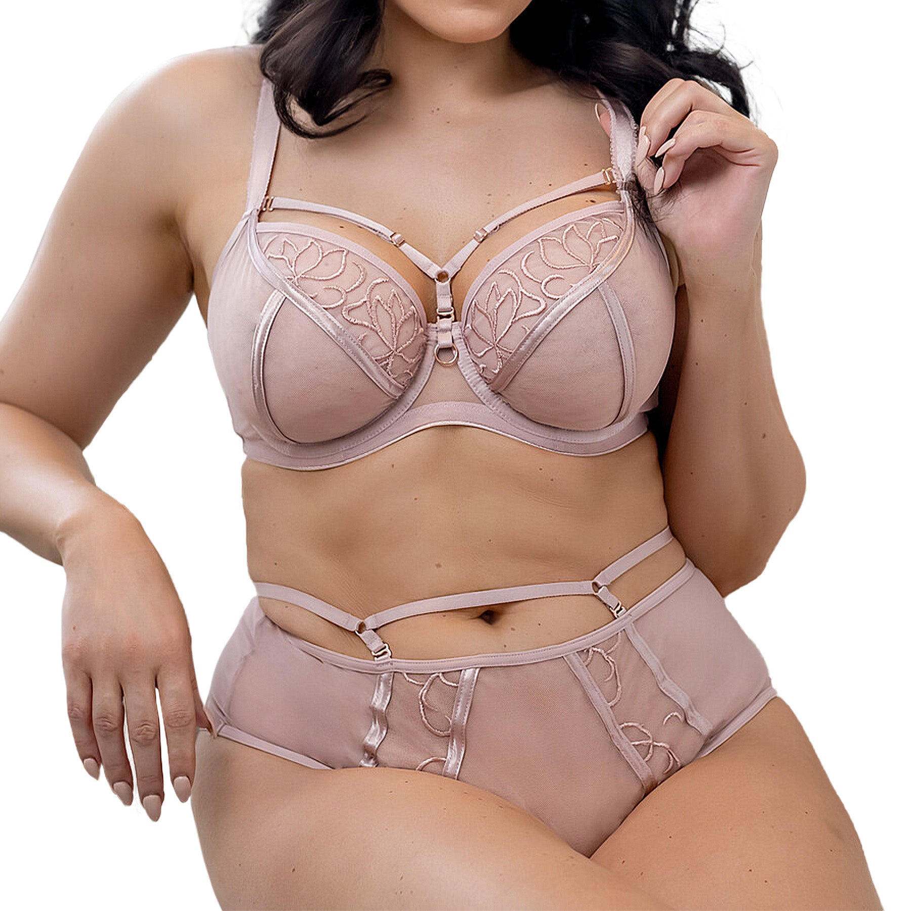 Fit Fully Yours Alexa Bikini Panty U2152 Vintage Rose Set