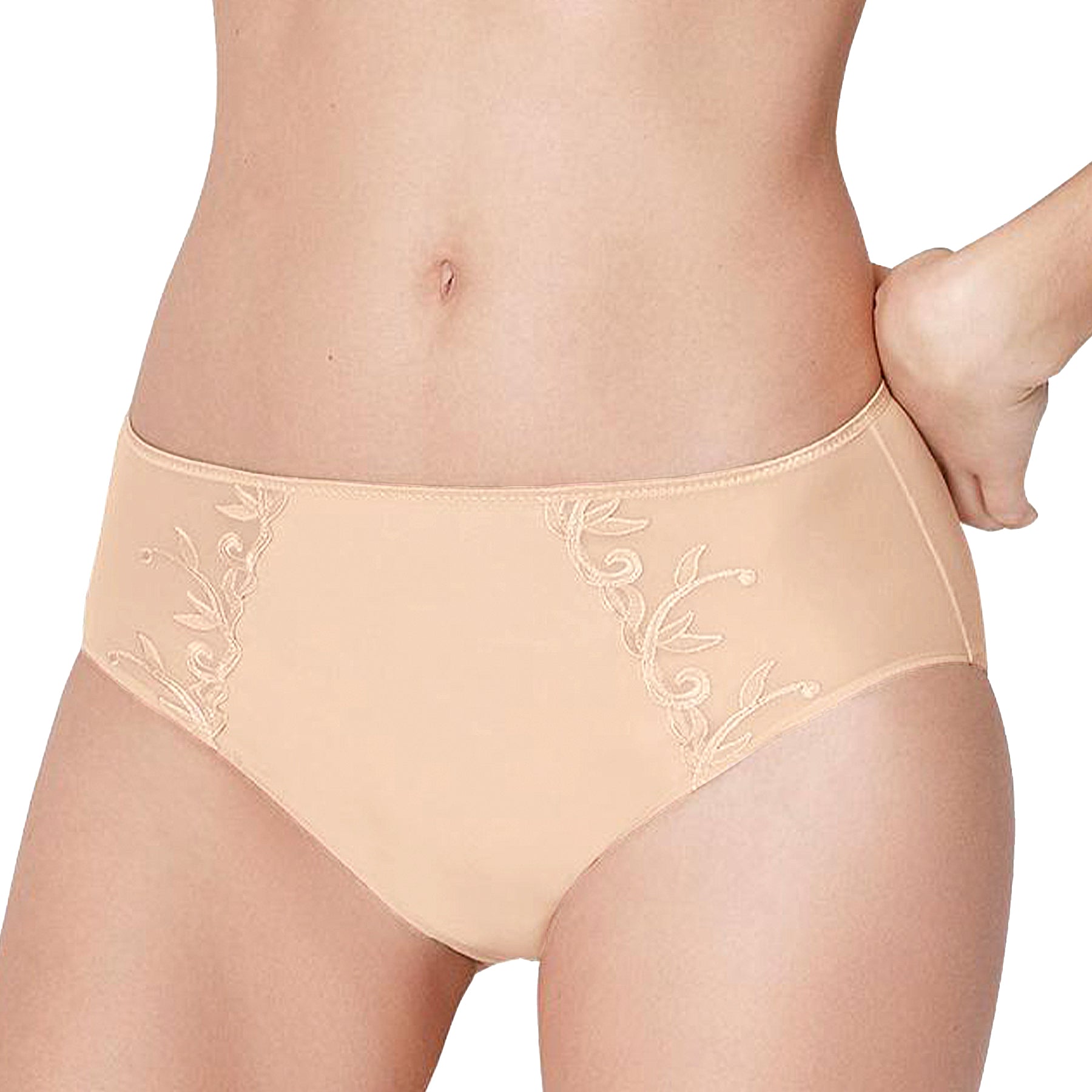 Simone Perele Andora Cotton Brief 131775 Nude Front