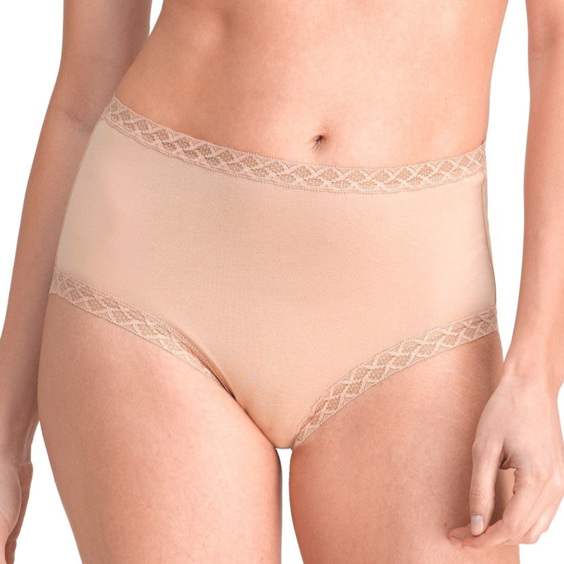 Natori Bliss Cotton Full Brief Panty 755058 - Cafe