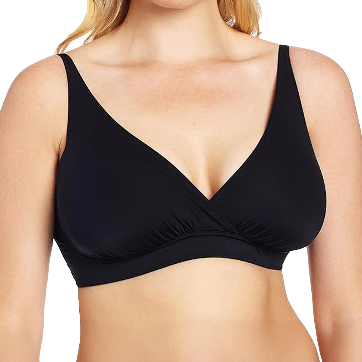 Bella Materna Anytime Bralette Nursing Bra 1188v Black Front
