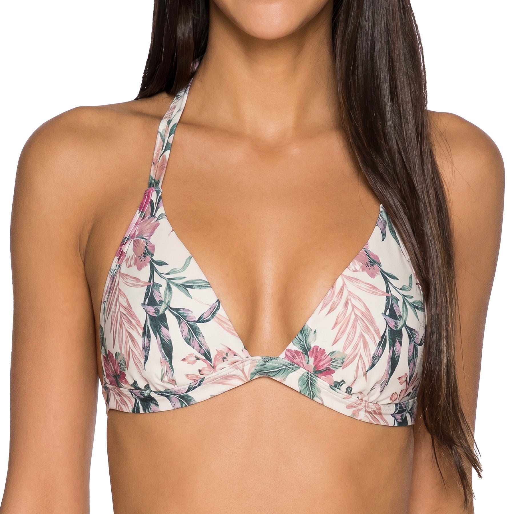 BSwim Deep Sea Triangle U64 Bikini Top Lost Isle Front