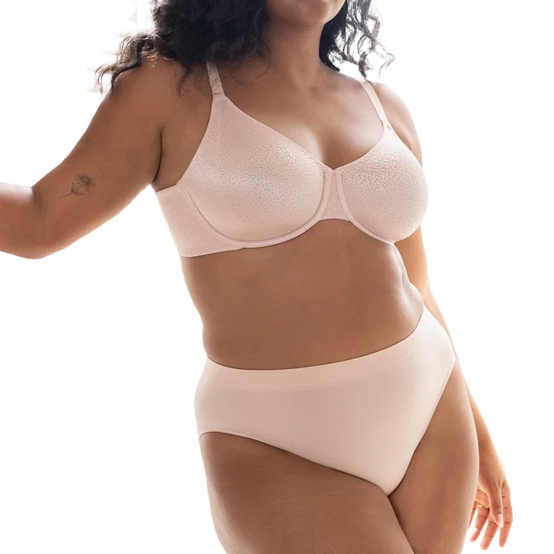 Wacoal Back Appeal Full Cup Underwire Bra 855403 - Rose Dust