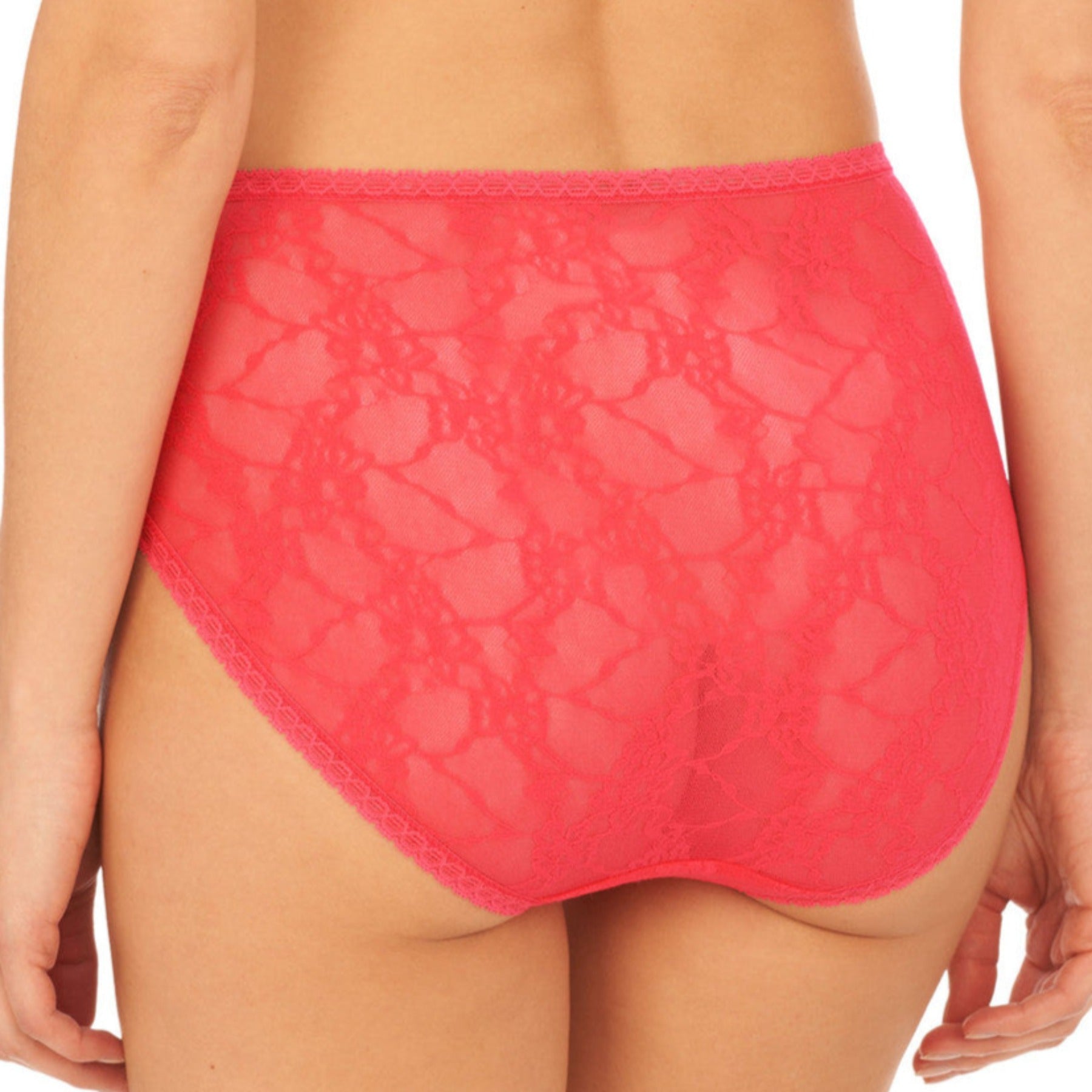 Bliss Allure One Size Lace French Cut Brief 772303 -Hibiscus