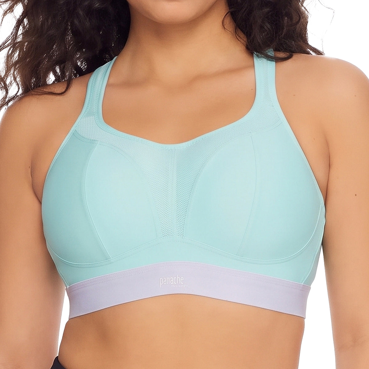Panache Boundless Non Wired Sports Bra 7341B Mint Thistle Front