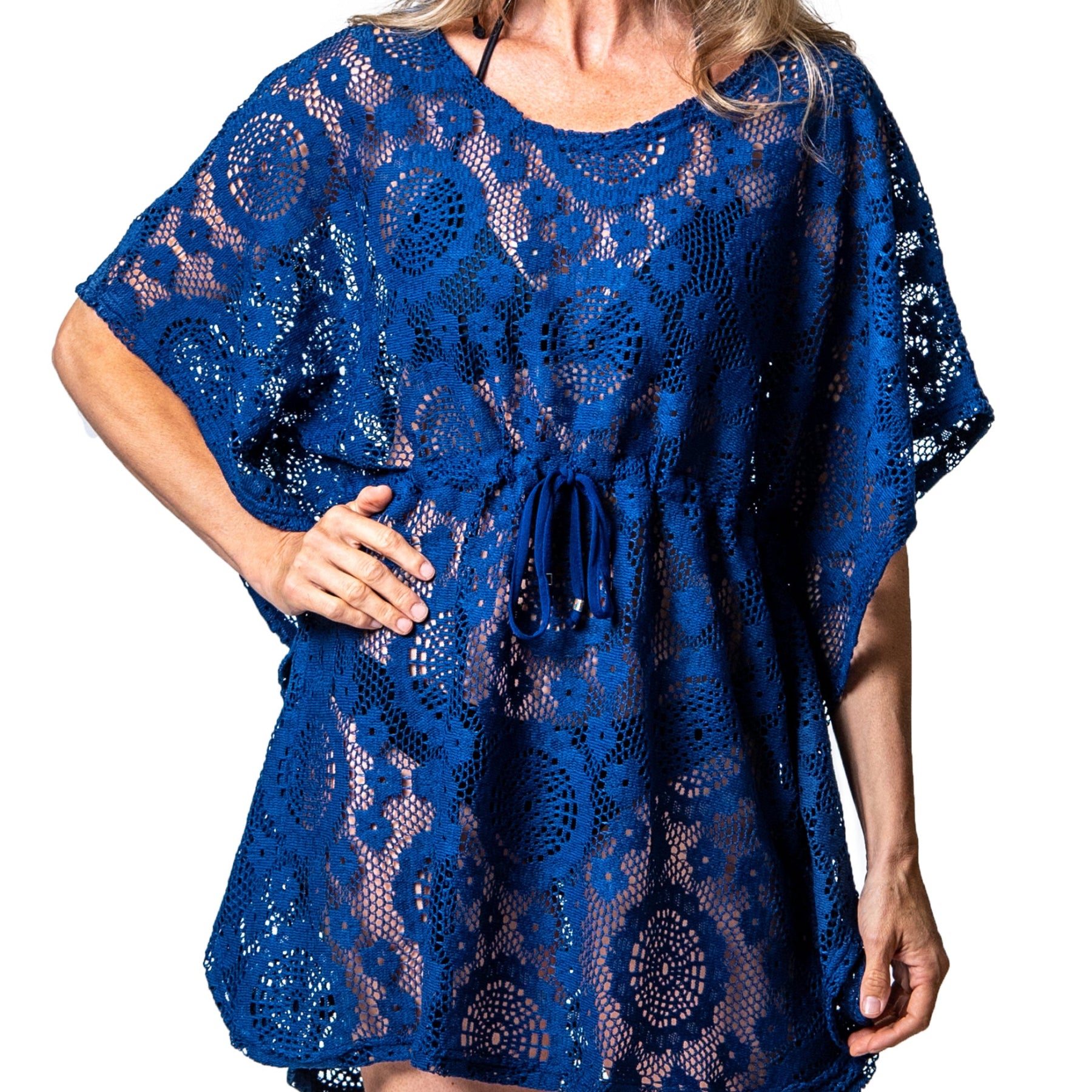 Cover Me Crochet Kaftan 25057186 - Denim