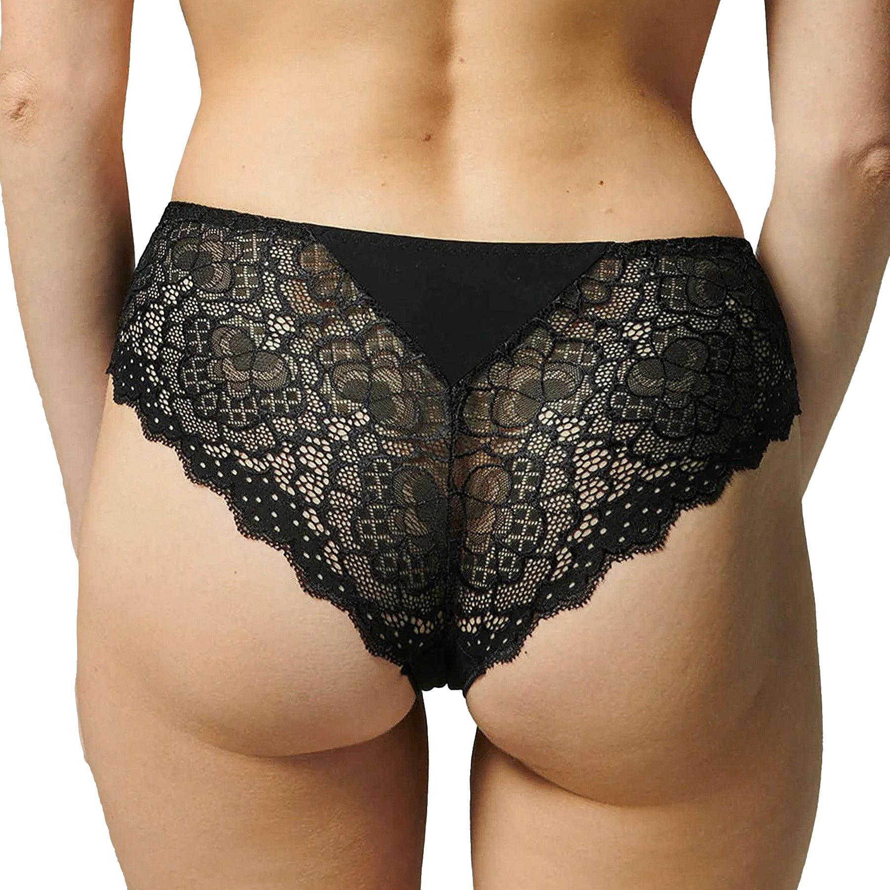 Simone Perele Caresse Boyshort 12A630 Black Back