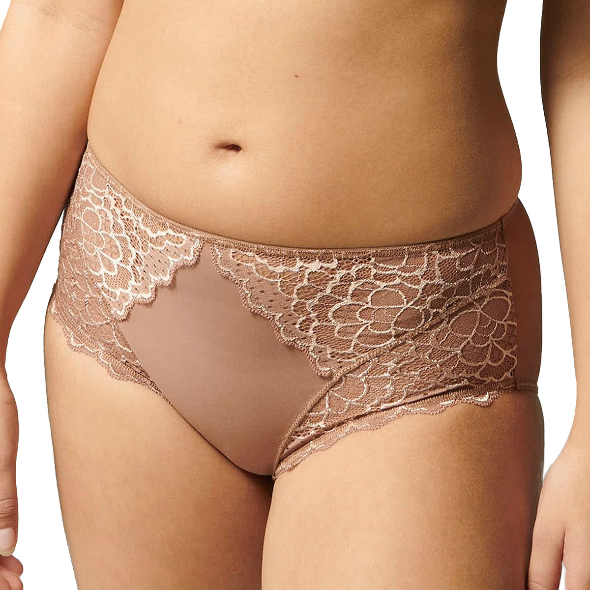 Simone Perele Caresse Control Brief 12A770 Coco Brown Front