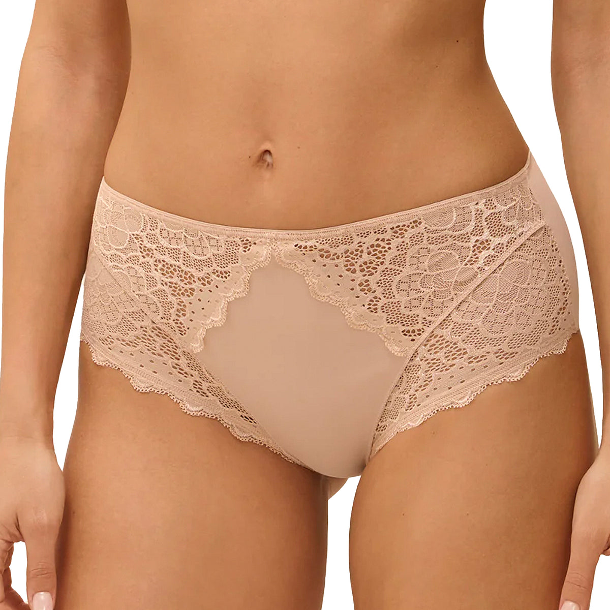 Simone Perele Caresse Control Brief 12A770 Peau Rose Front