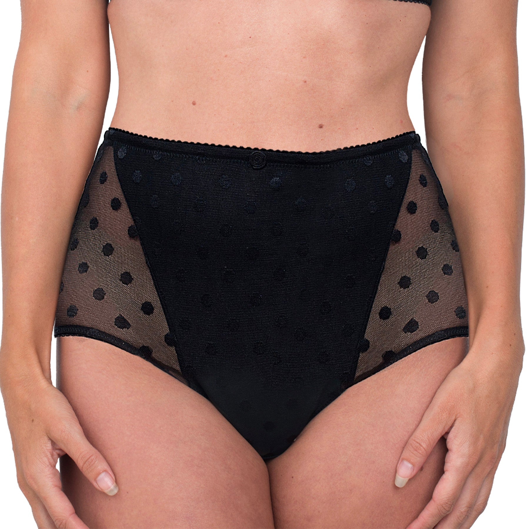 Fit Fully Yours Carmen Polka Dot Brief U2493 Black