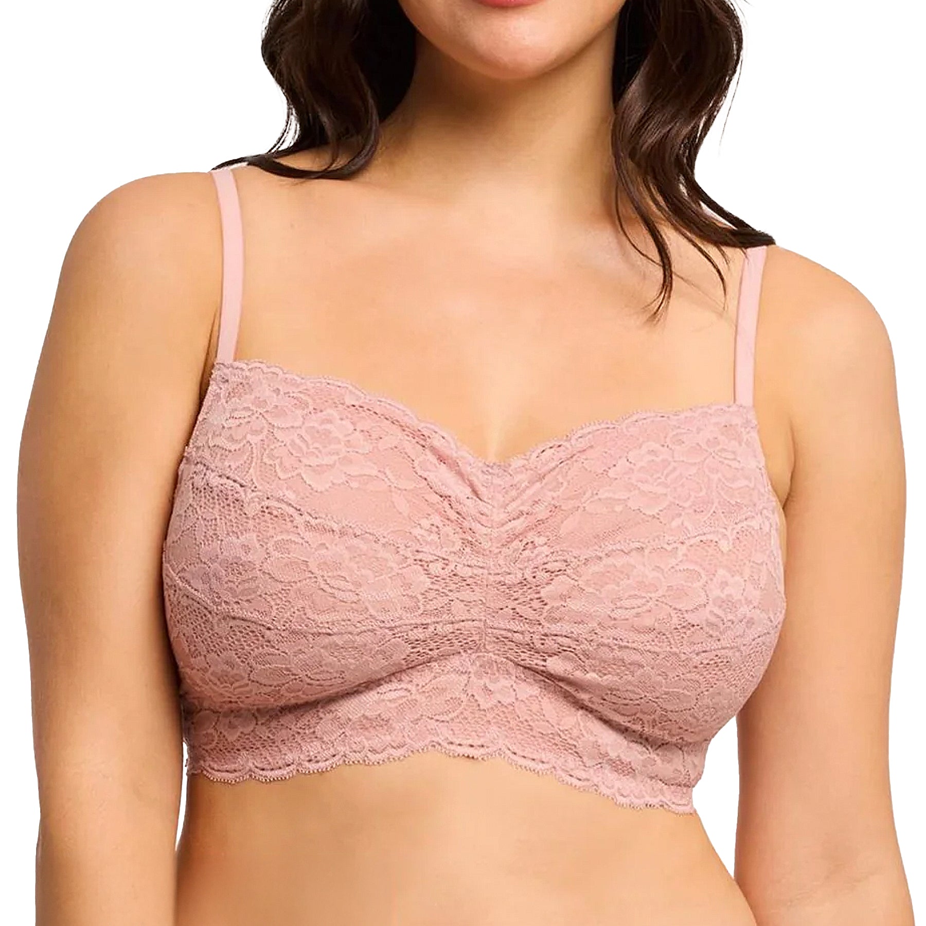 Montelle Cup-Sized Supportive Bralette 9334 Ballet Pink Front