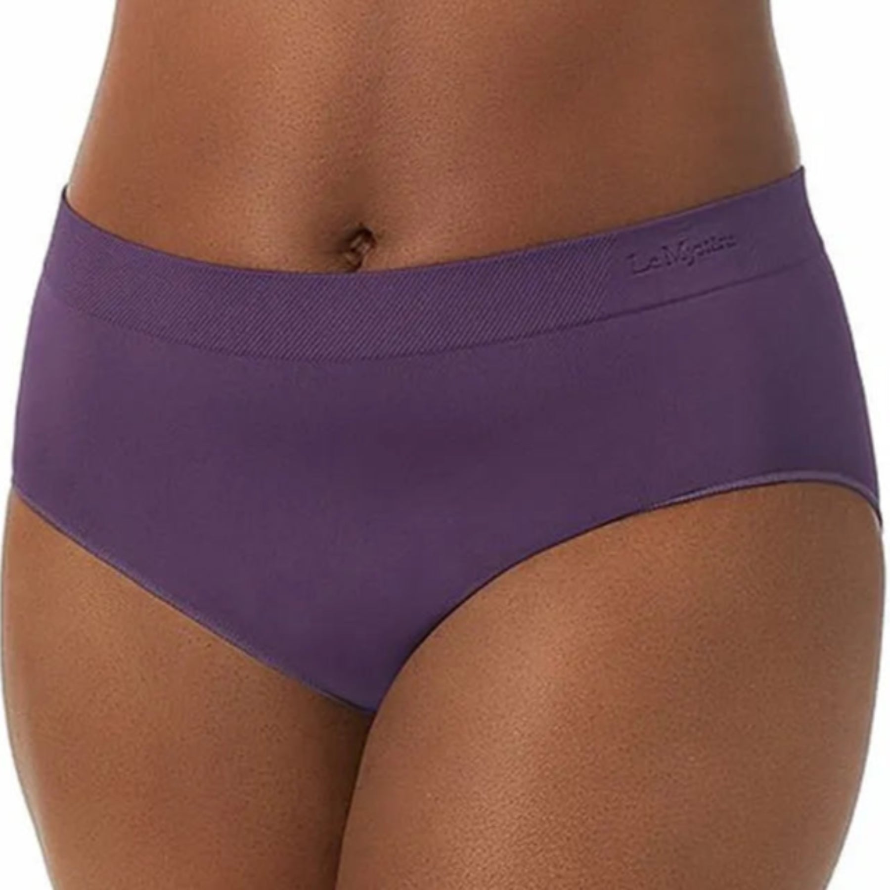 Le Mystere Seamless Comfort Hi-Cut Panty 6017 - Dark Plum