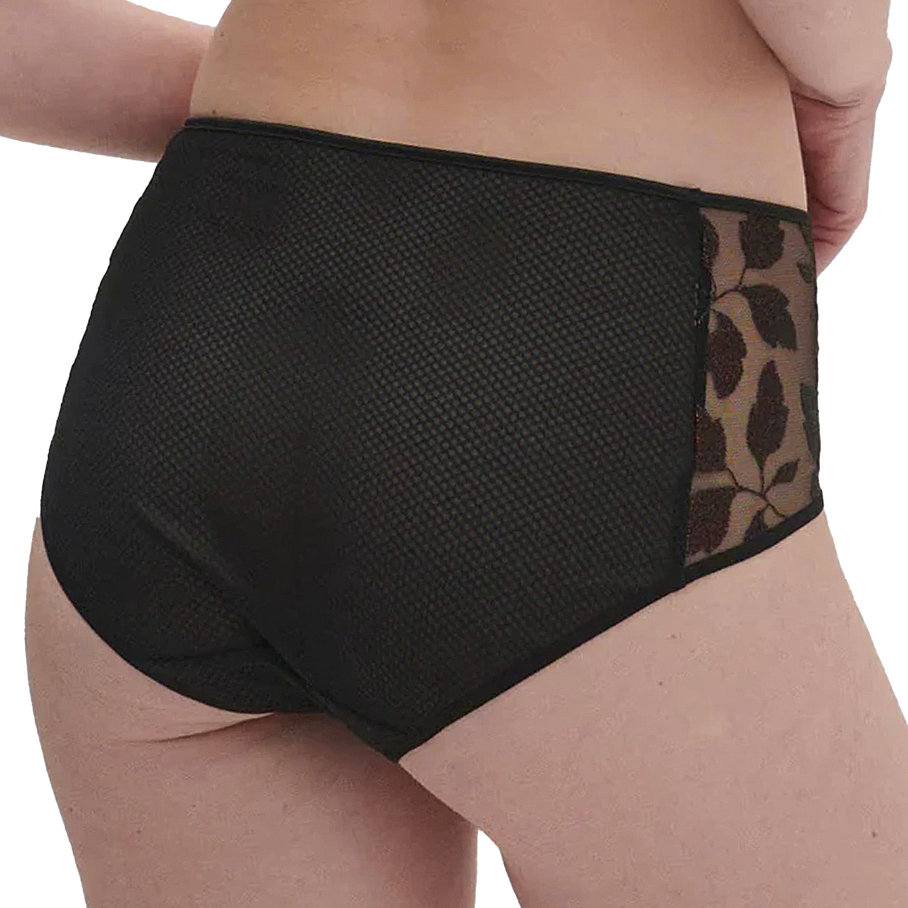 Simone Perele Dahlia Retro Brief 14V770 Copper Black Back