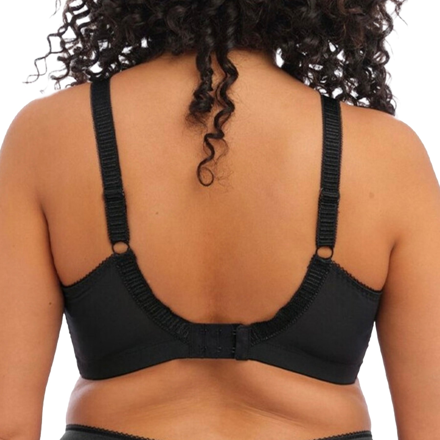Elomi Cate Soft Cup Bra EL4033 Black Back