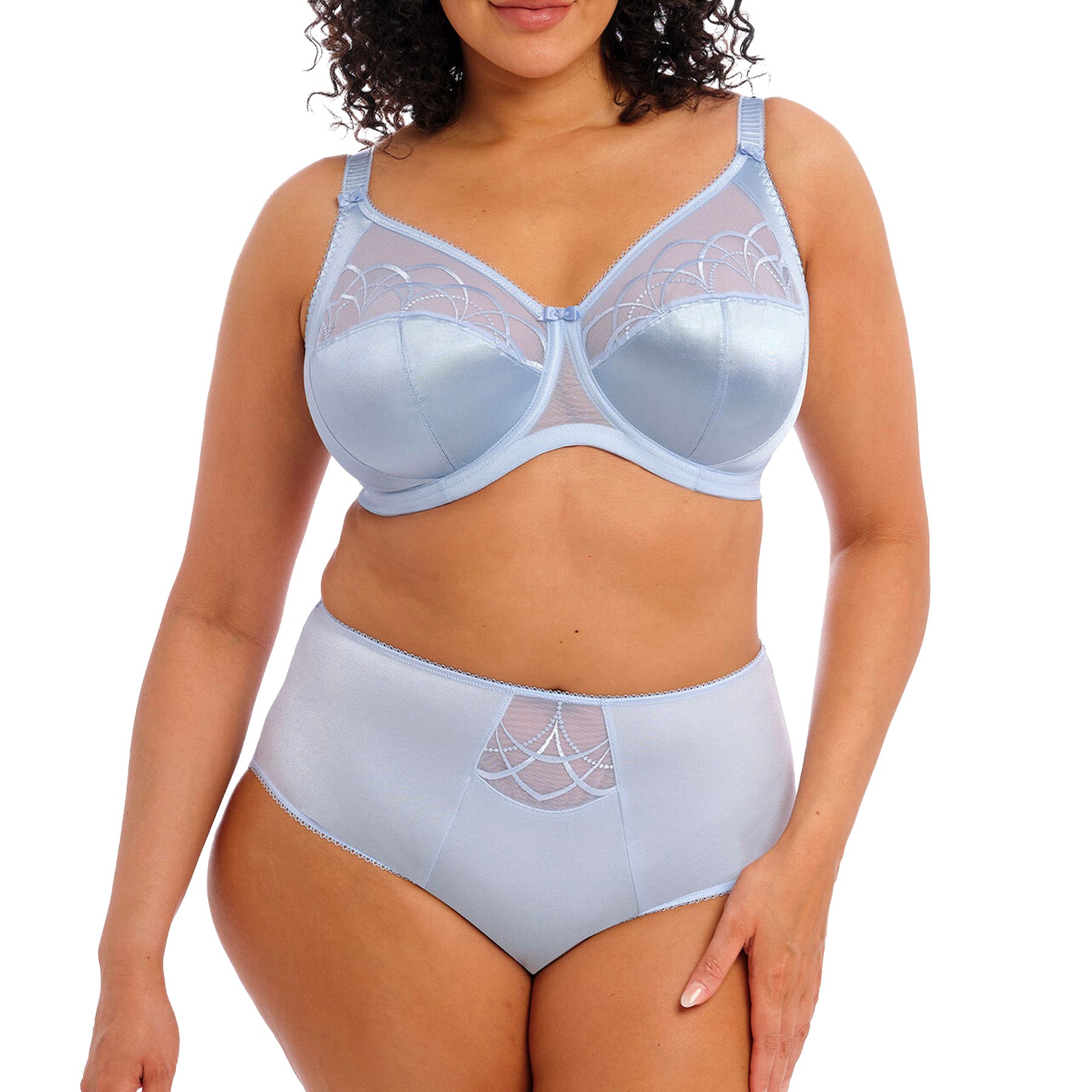 Elomi Cate Underwire Full Cup Banded Bra EL4030 Alaska Set