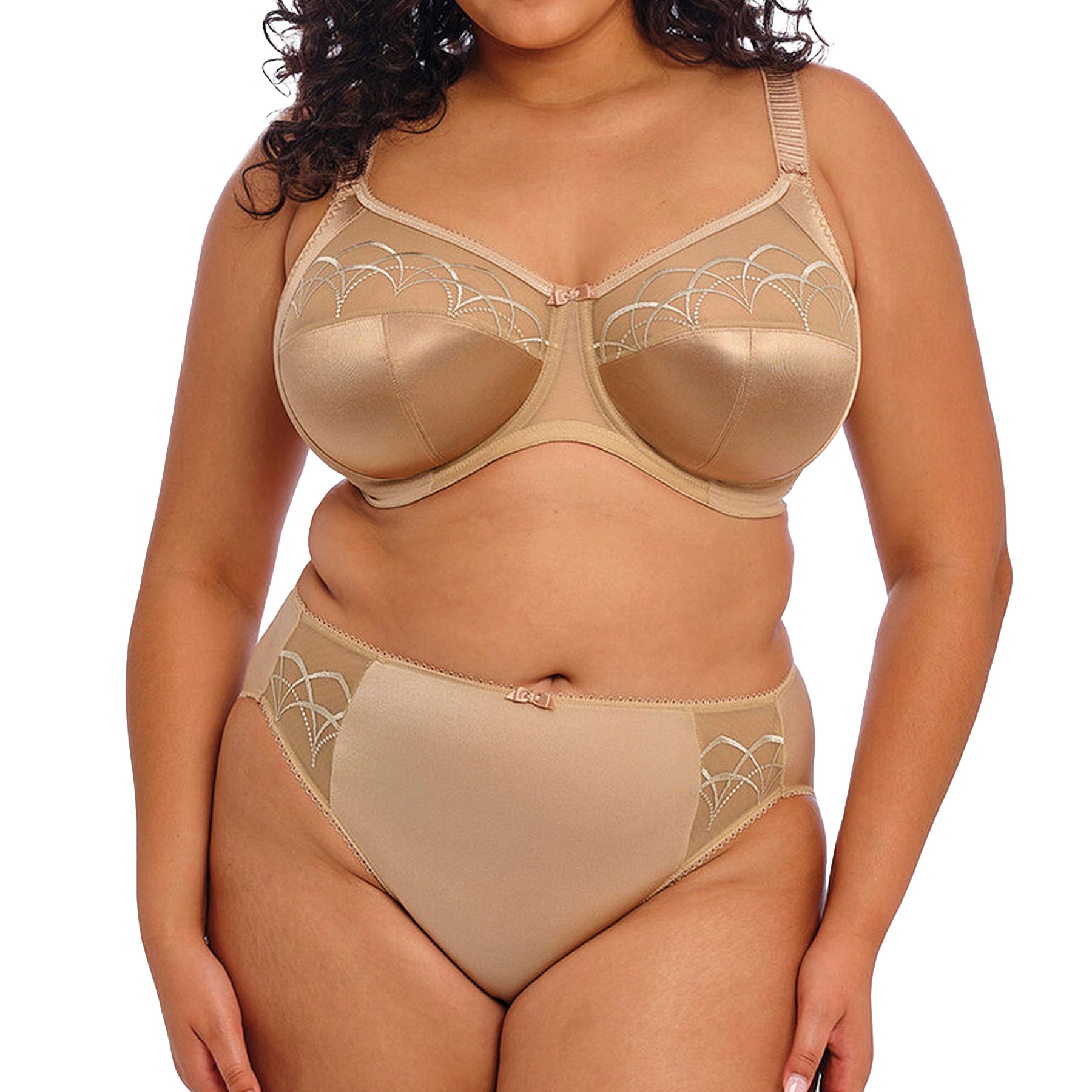 Elomi Cate Underwire Full Cup Banded Bra EL4030 Hazel Set