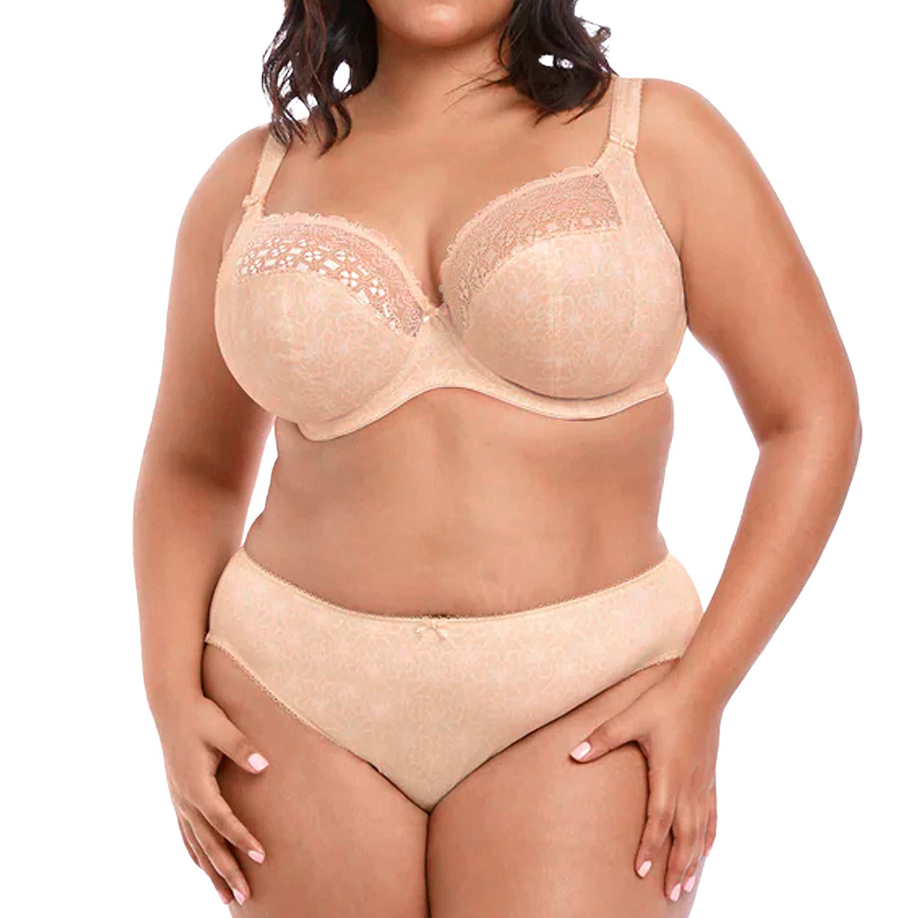 Elomi Kim Stretch Plunge Bra EL4340 - Caramel