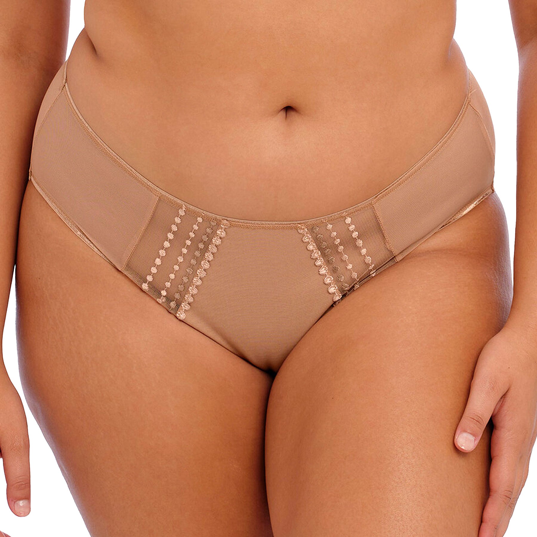 Elomi Matilda Brief EL8905 Cafe Au Lait Front