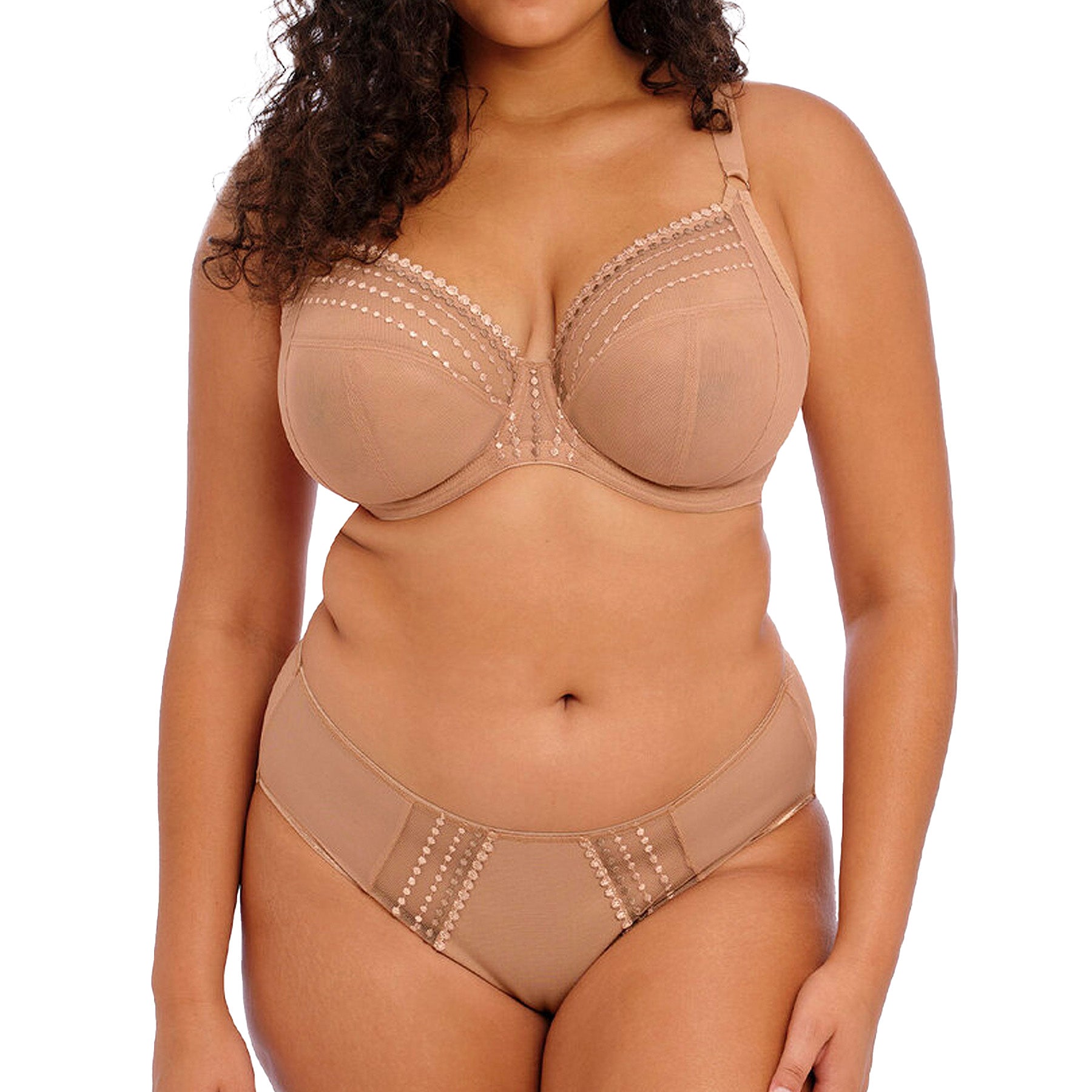 Elomi Matilda Brief EL8905 Cafe Au Lait Set