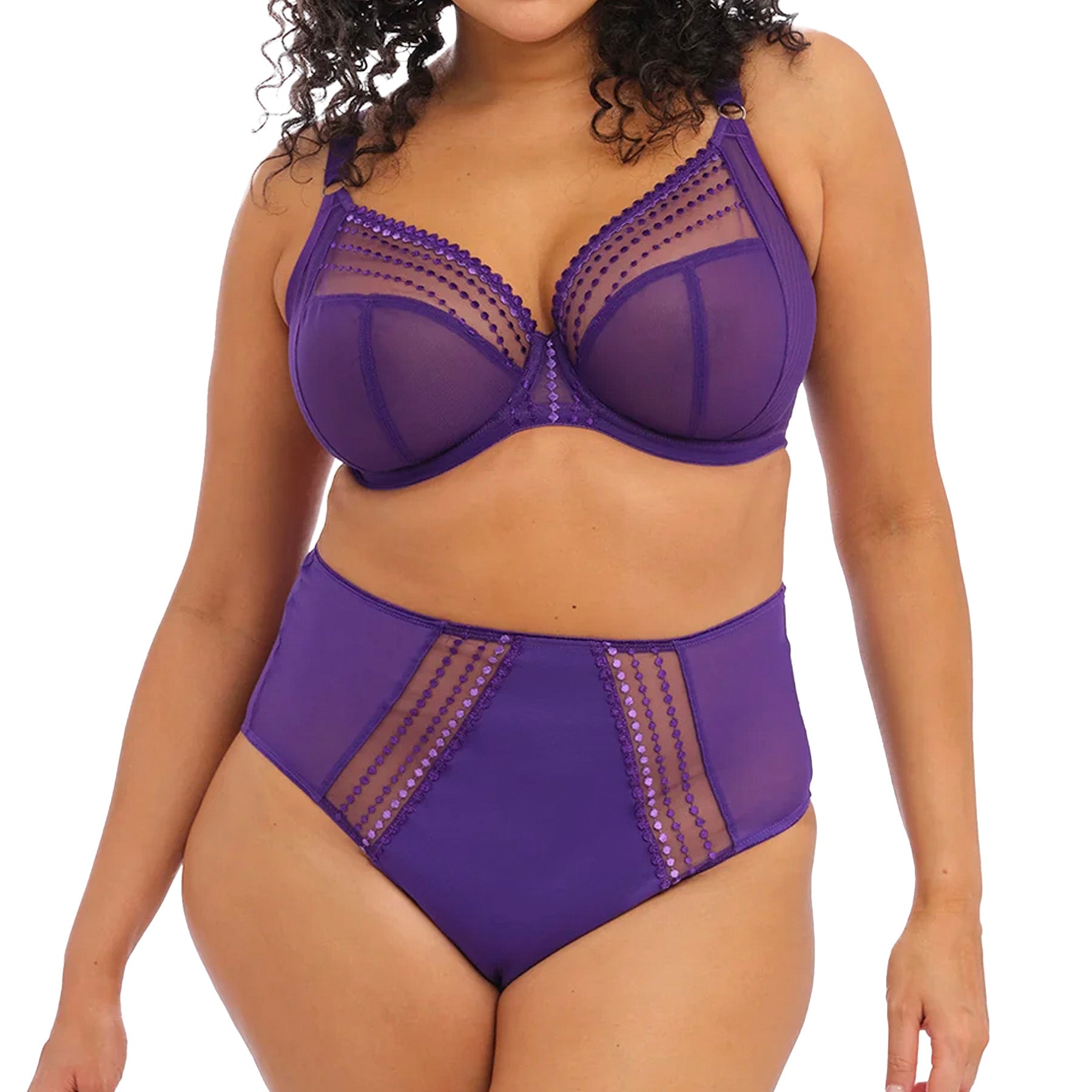 Elomi Matilda UW Plunge Bra EL8900 Iris Set