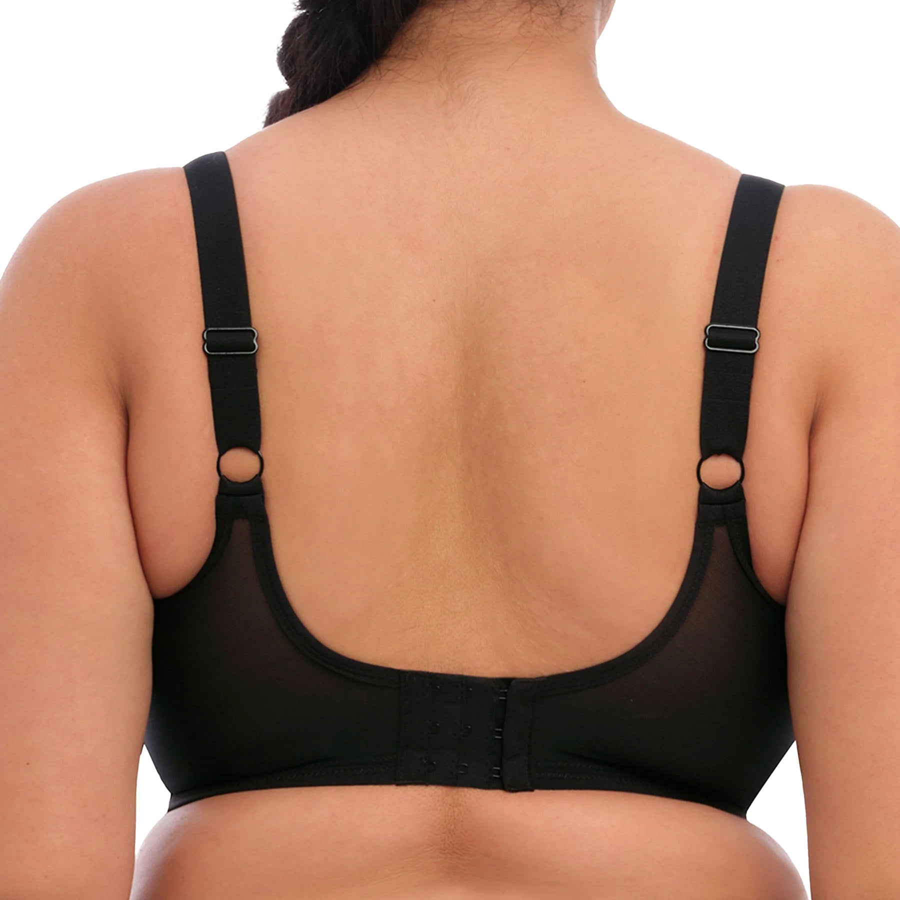 Elomi Smooth UW Moulded Non Padded Bra EL4301 Black Back