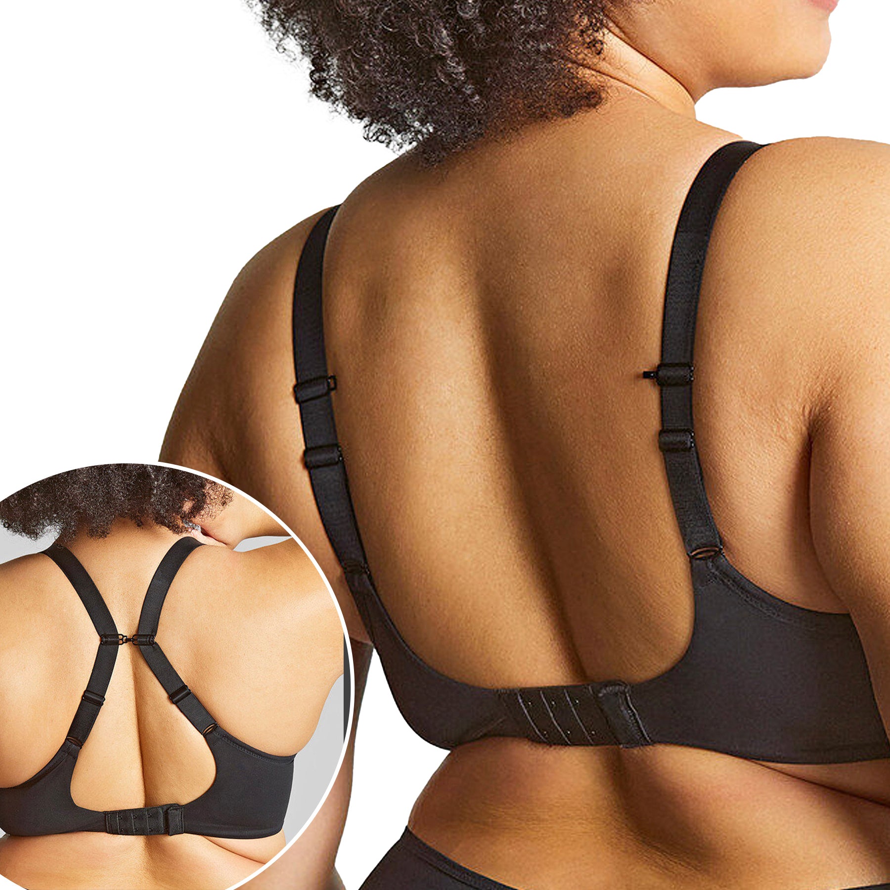 Panache Sculptresse Elegance Moulded Spacer Bra 10401 Noir Back