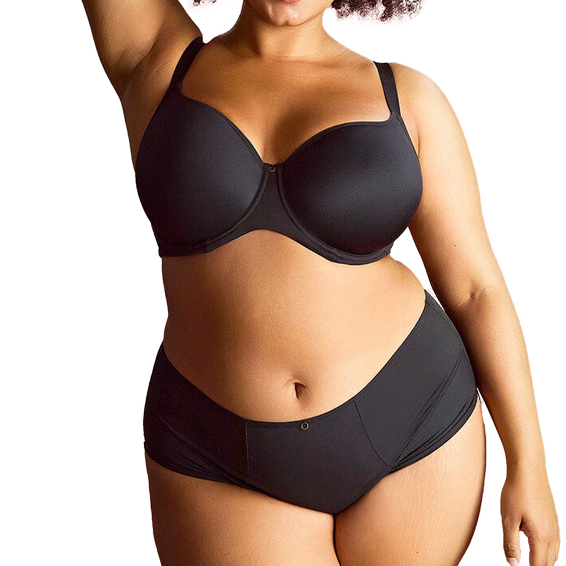 Panache Sculptresse Elegance Moulded Spacer Bra 10401 Noir Set