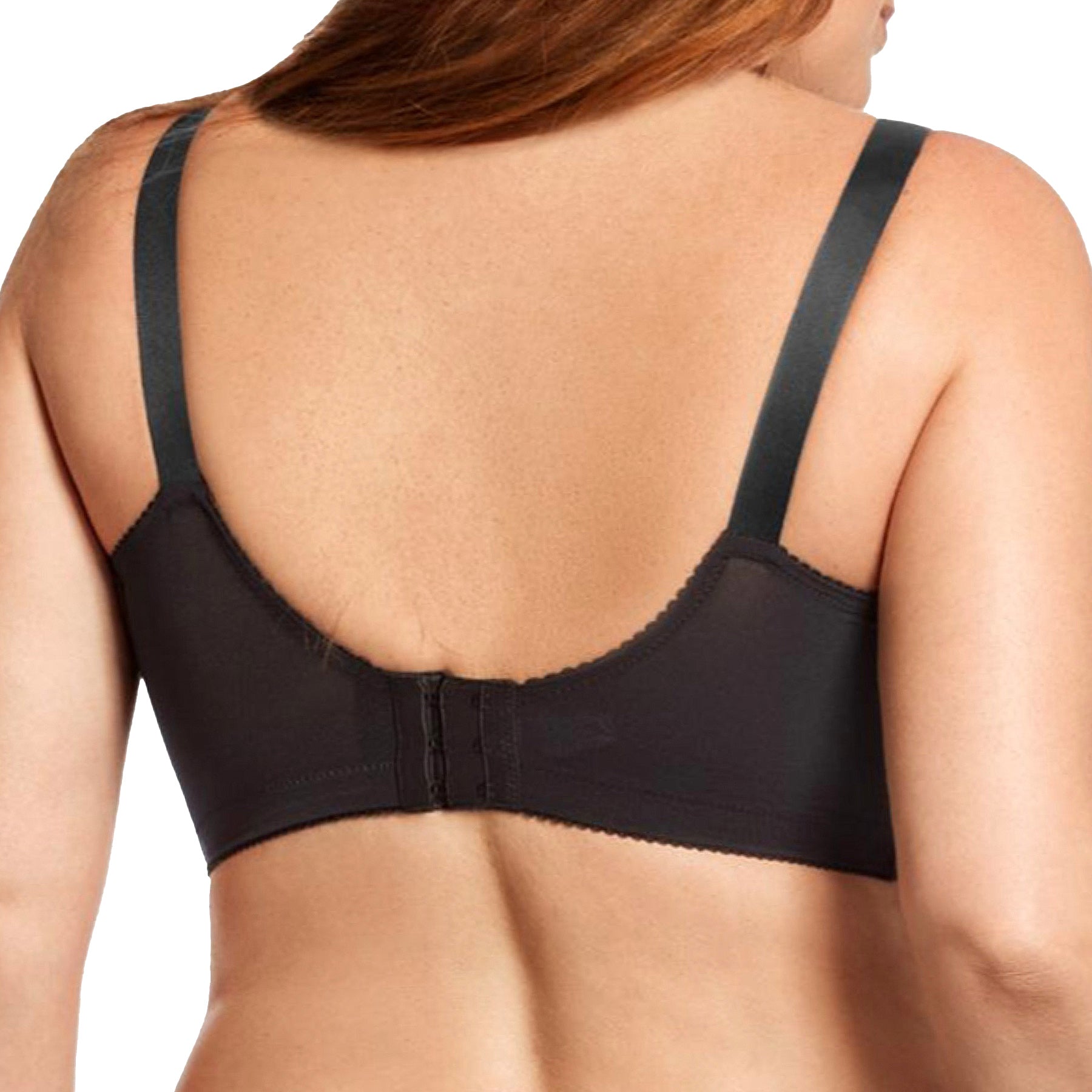 Elila Cotton Soft Cup Nursing Bra 1613 Black Back