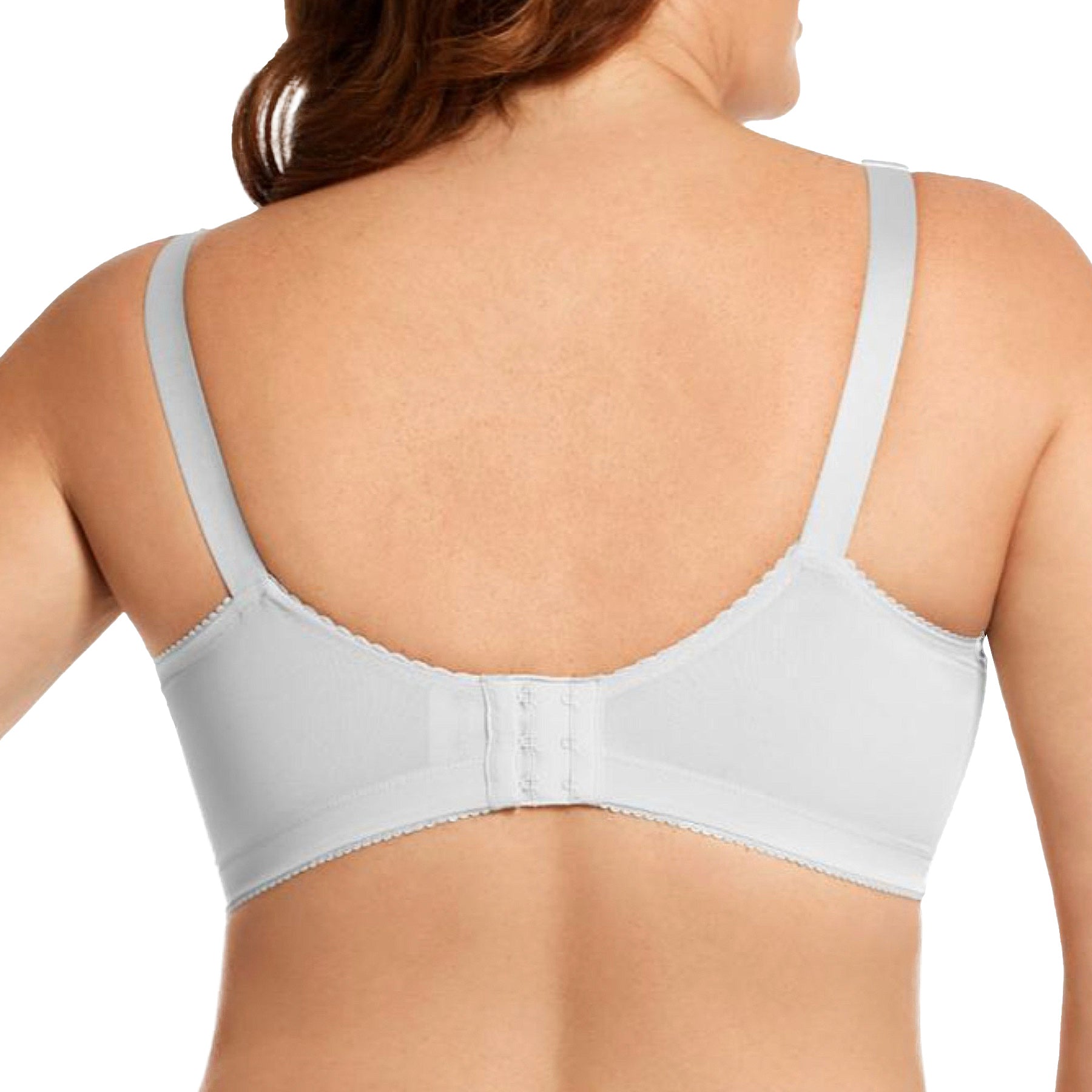 Elila Cotton Soft Cup Nursing Bra 1613 White Back