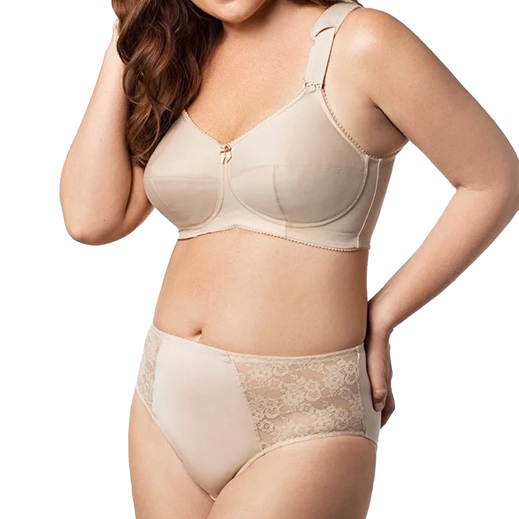 Elila Full Coverage Wireless Soft Cup Bra 1505 - Nude