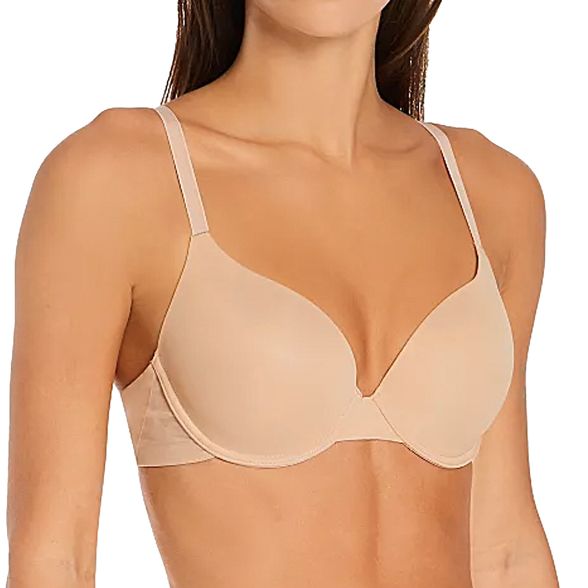 Simone Perele Essentiel Padded Convertible Plunge Bra 13V363 Nude Front