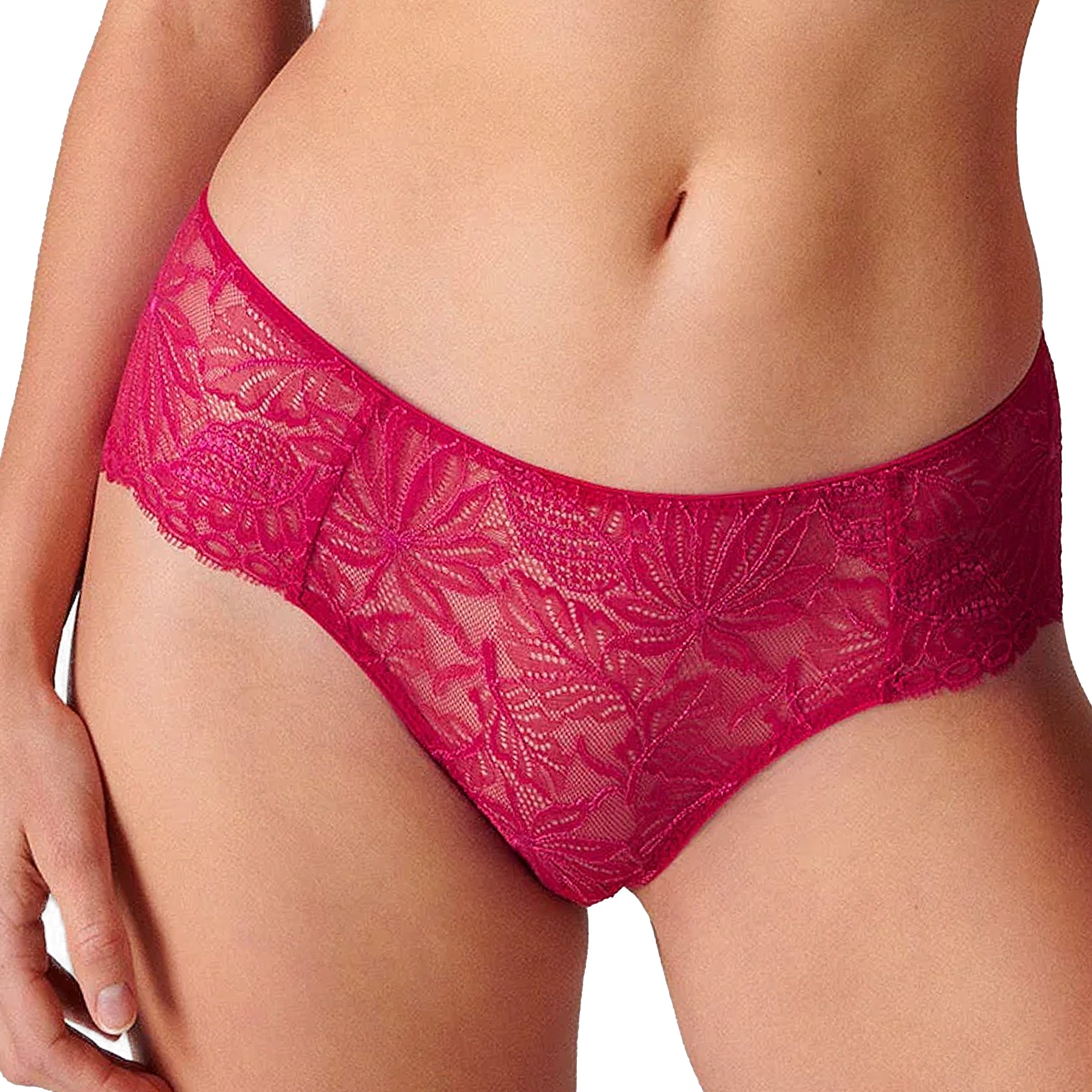 Simone Perele Exotica Boyshort 1B3630 Raspberry Front