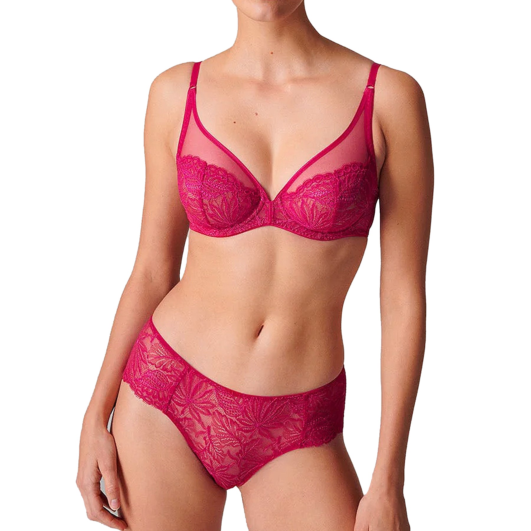 Simone Perele Exotica Boyshort 1B3630 Raspberry Set