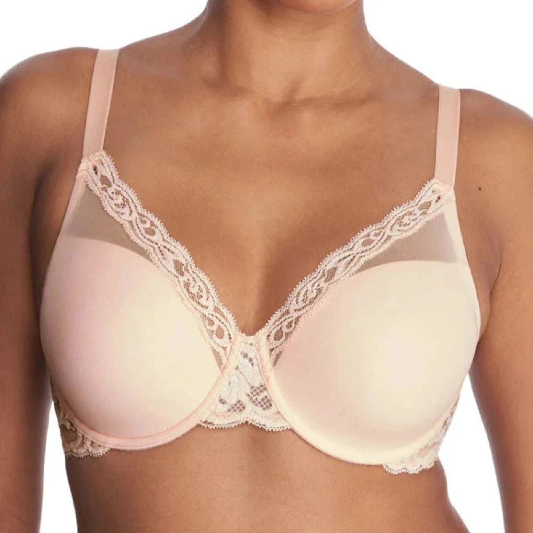 Natori Feathers Full Figure Contour Underwire Bra 741299 - Seashell