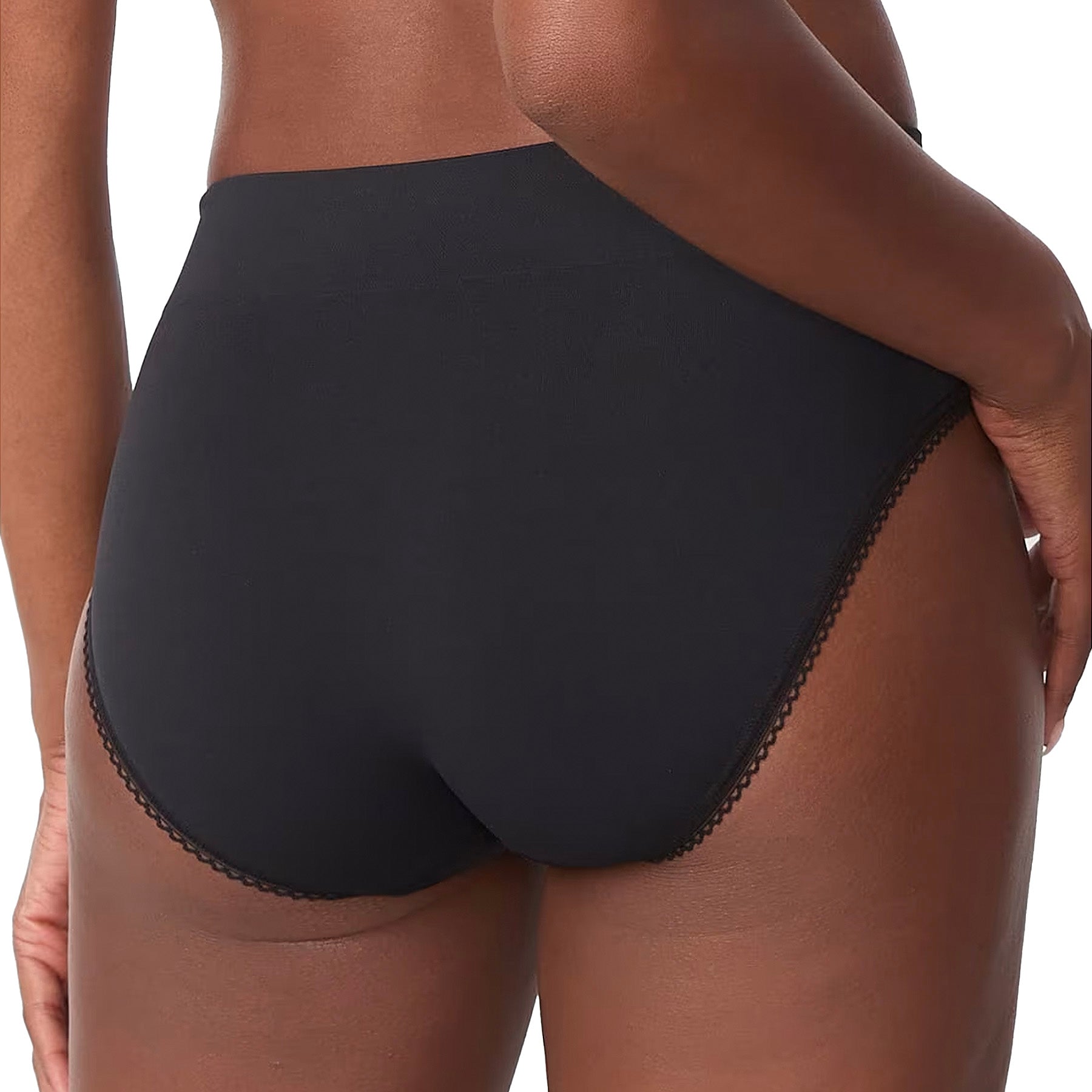 Wacoal Feeling Flexible Hi-Cut Brief Panty 871332 Black Back