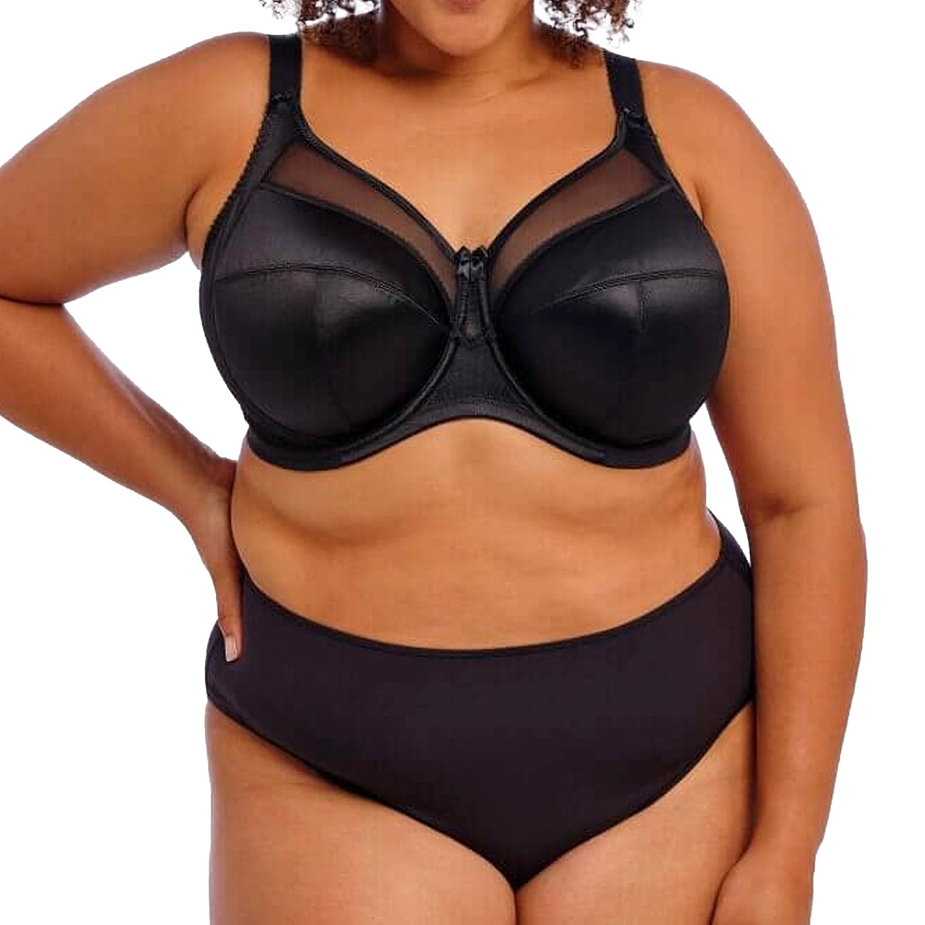 Goddess Keira Banded Underwire Bra GD6090 - Black