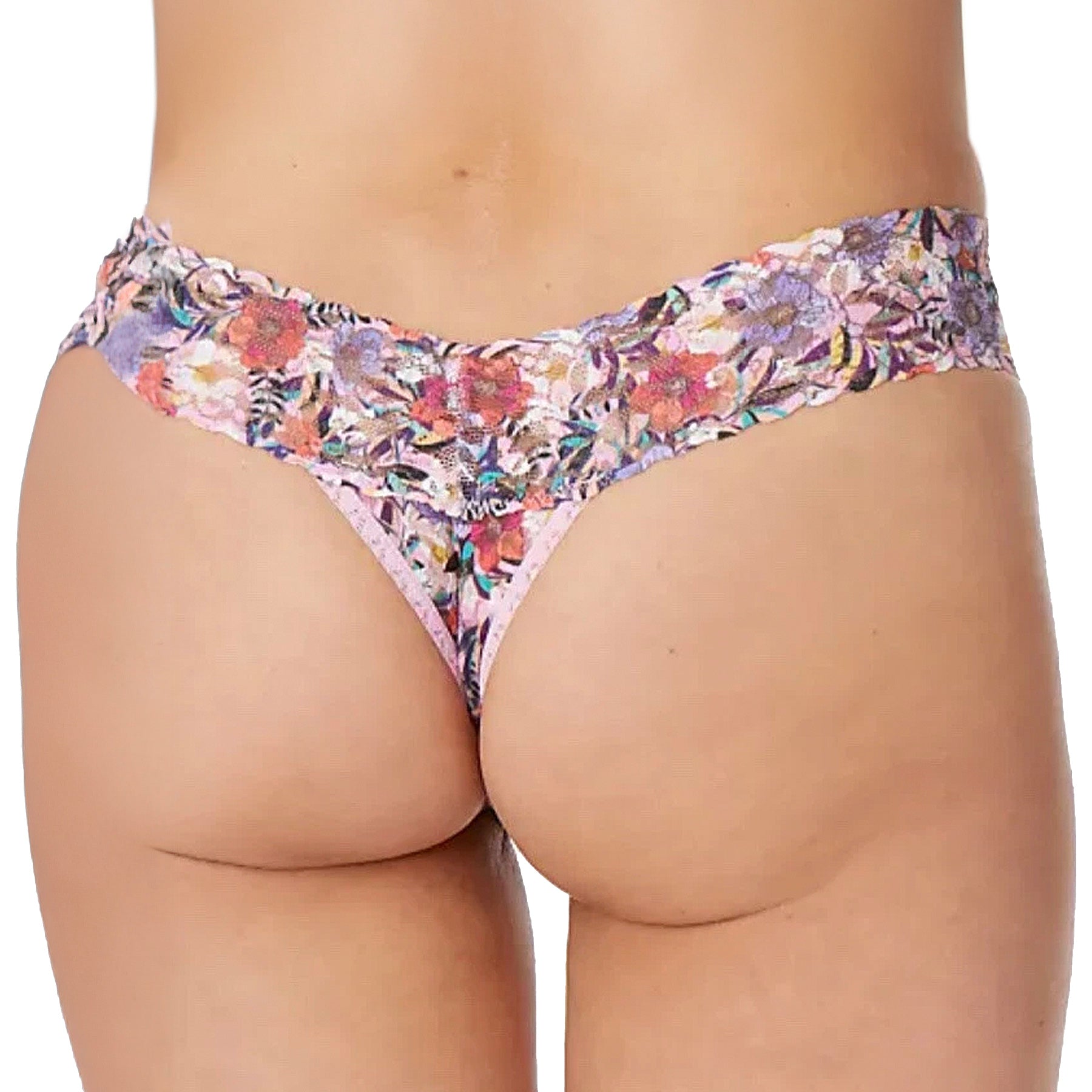 Hanky Panky Chelsea Garden Original Rise Thong 8T1184 Pink Multi Back