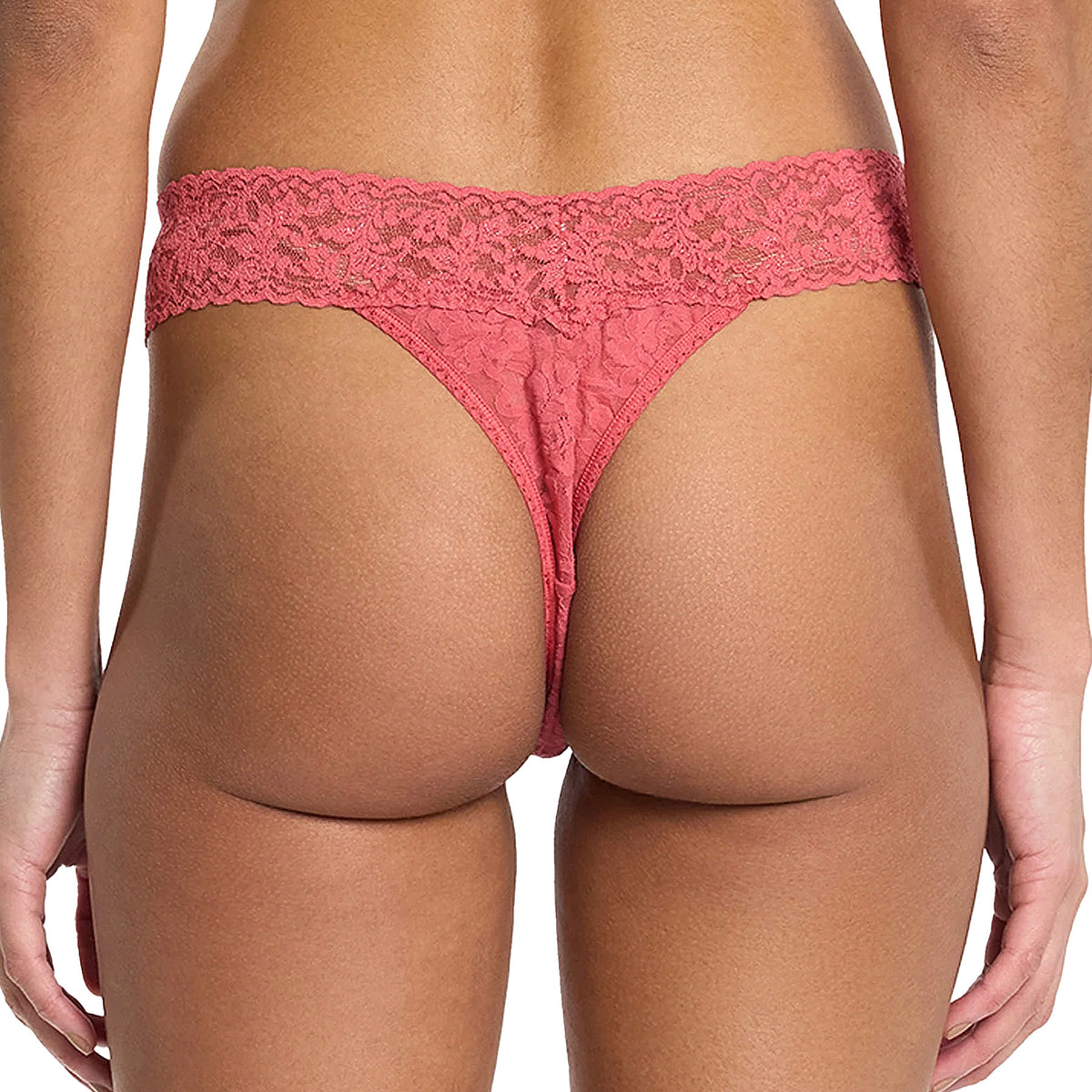 Hanky Panky Signature Lace Original Rise Thong 4811P Naples Back