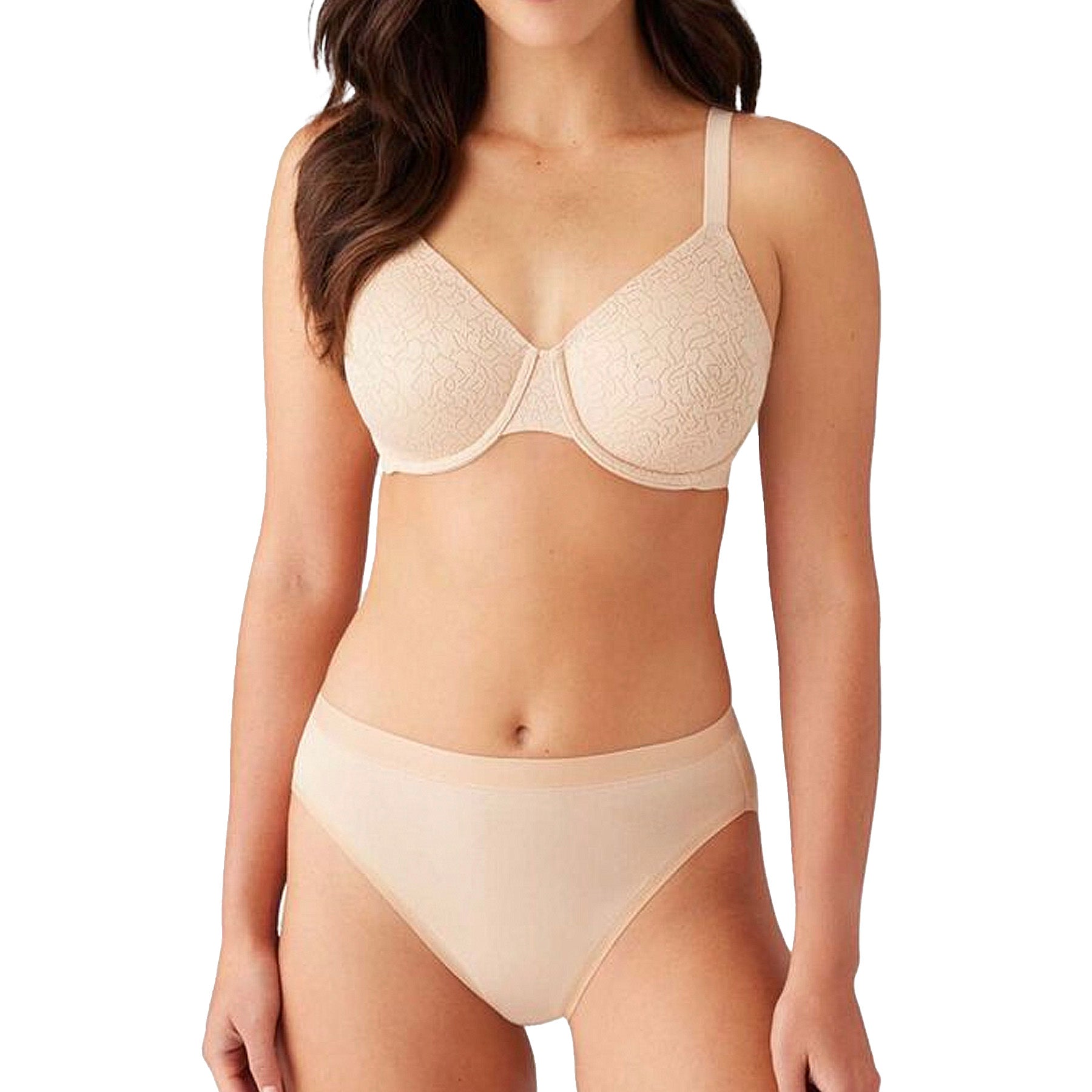Wacoal Inside Job Underwire Bra 855345 Sand Set