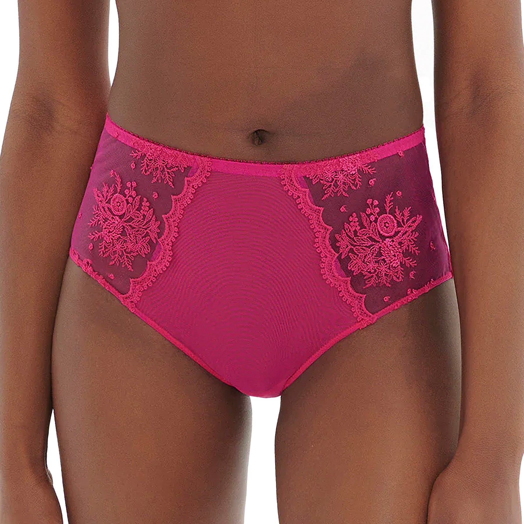 Simone Perele Intrigue Retro Brief 1E2770 Disco Pink Front
